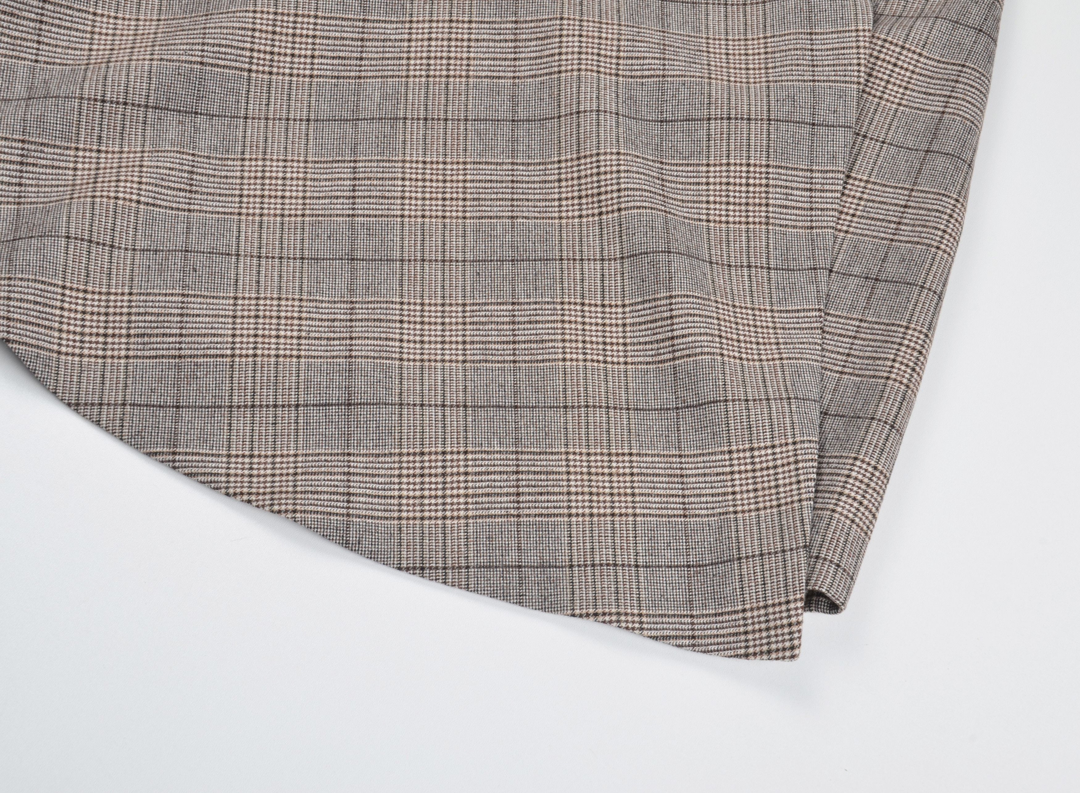Brunello Cucinelli Brunello Cucinelli Preppy Plaid Wool Blend Wrap Mini Skirt Size 27" / US 4 / IT 40 - 5 Thumbnail