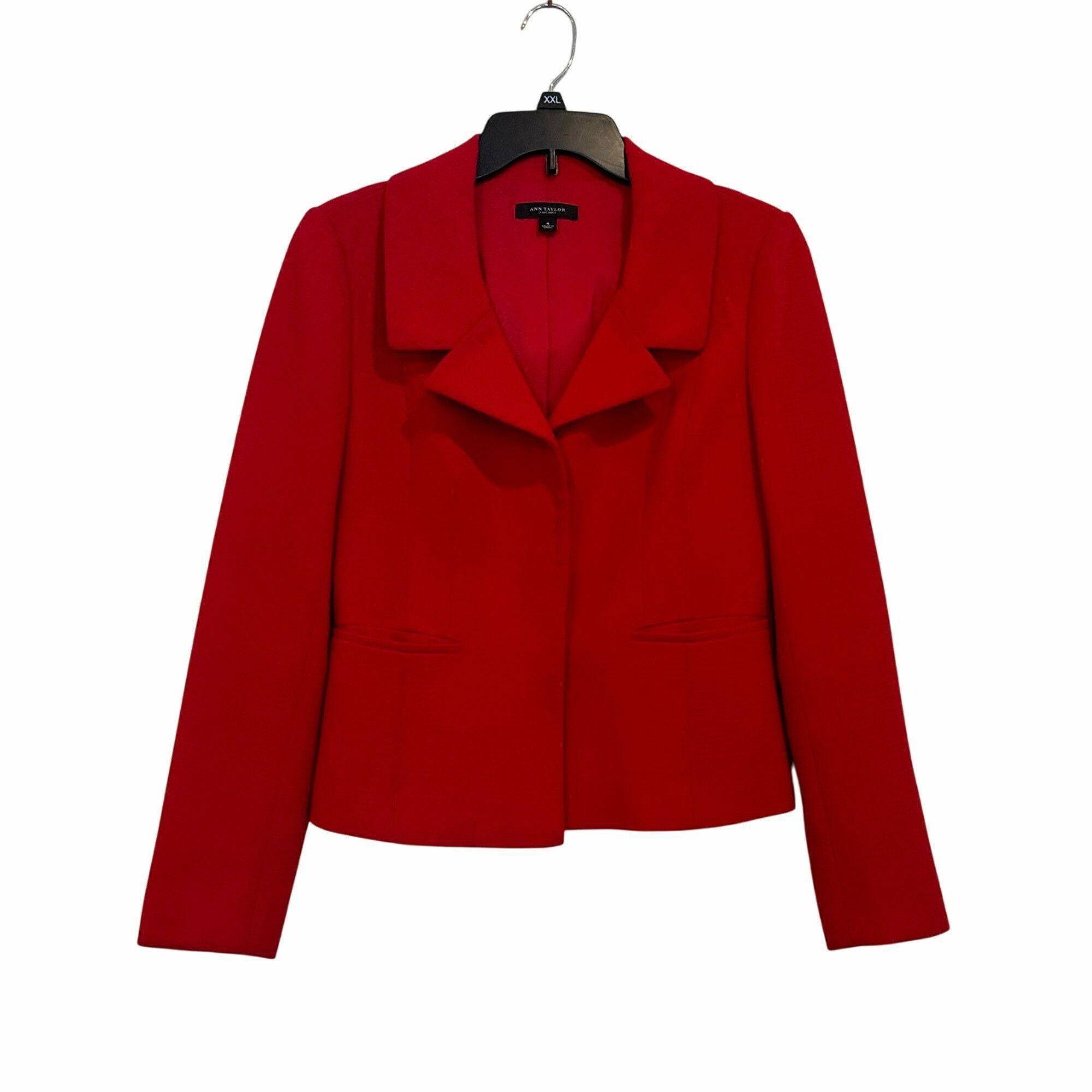 Ann Taylor ✨Ann Taylor Size 4/ Women's Red Elegant Long sleeve Blazer J Size S / US 4 / IT 40 - 1 Thumbnail