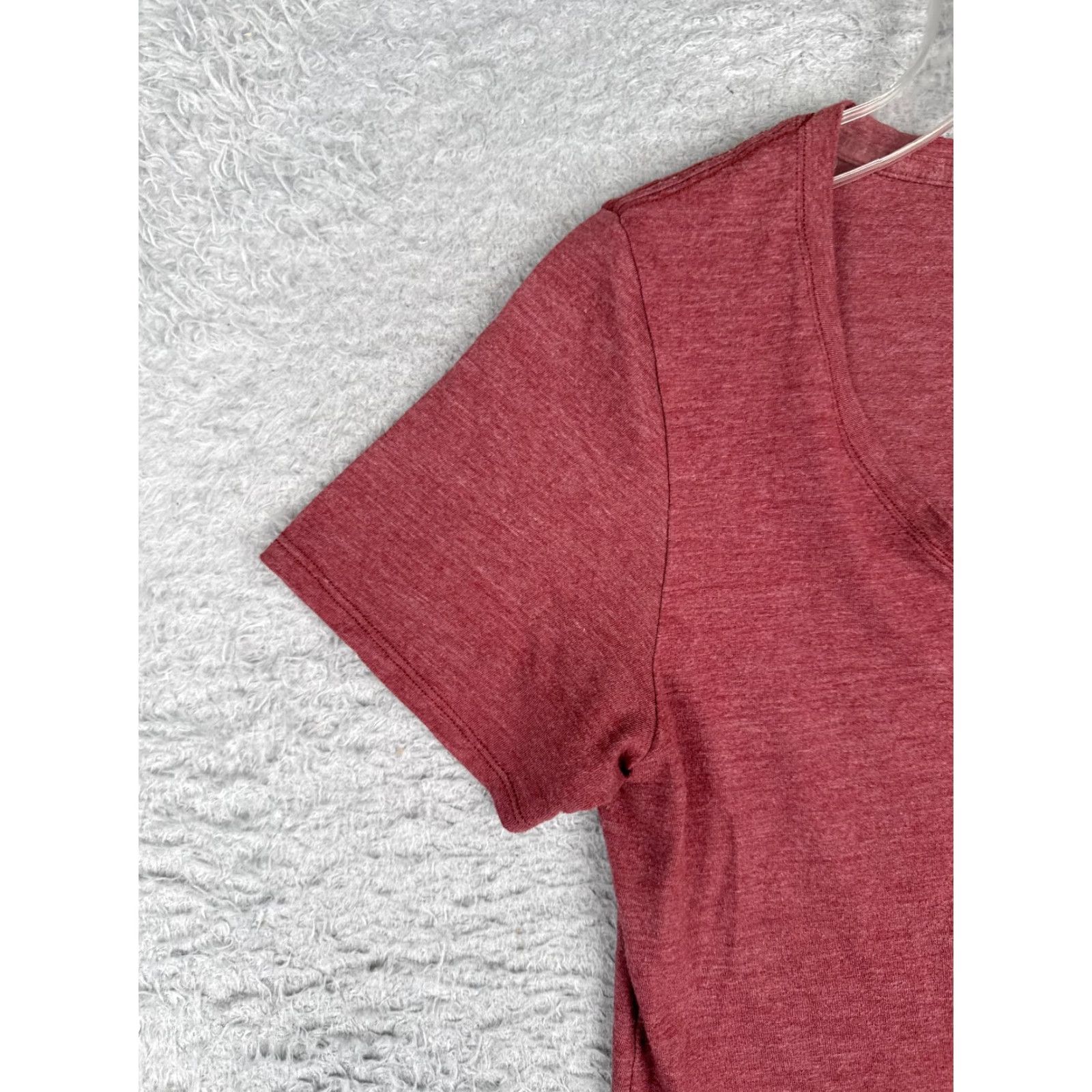 The North Face The North Face Shirt Women S Red Short Sleeve Scoop Neck Tri-Blend Size S / US 4 / IT 40 - 3 Thumbnail