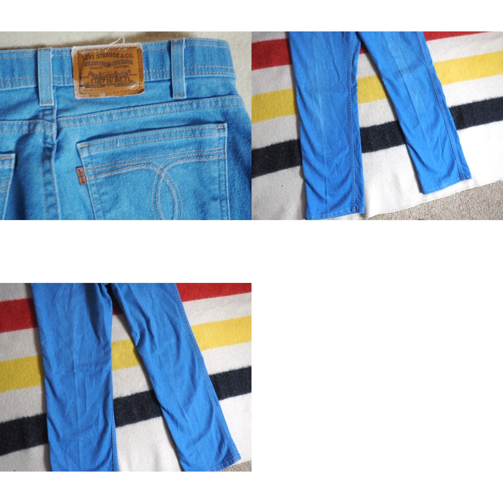 Denime VTG 90s Levis Denim Jeans Pants Blue 30x29 USA Made Mens Size US 30 / EU 46 - 8 Thumbnail