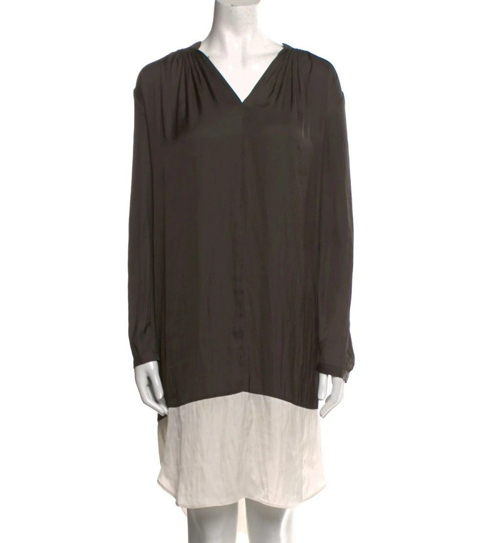 Ulla Johnson Ulla Johnson Tent Dress – Size 6 – Grey – Long Sleeve – V-N Size M / US 6-8 / IT 42-44 - 6 Thumbnail