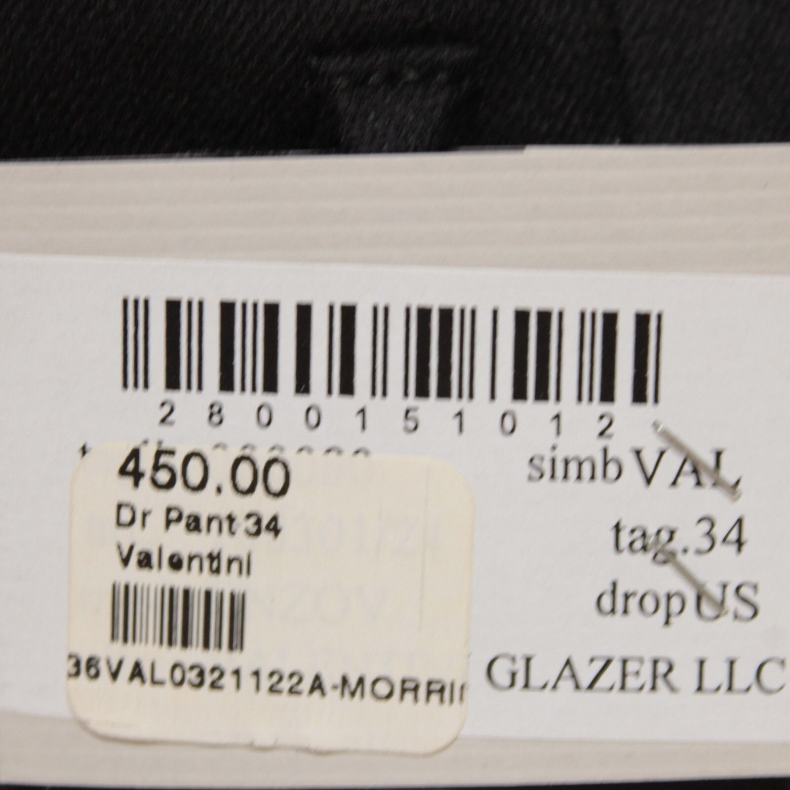 Other Valentini New with tags Dress Pants Size 34 US In Black Size US 34 / EU 50 - 5 Thumbnail