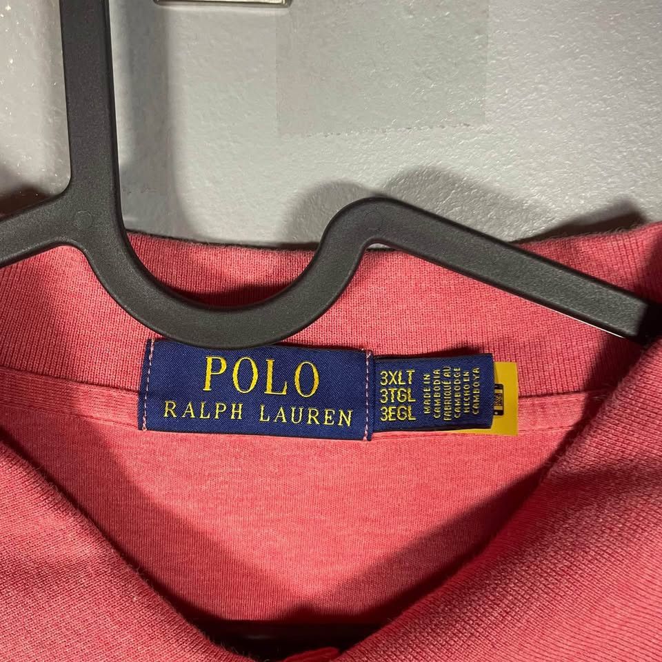 Polo Ralph Lauren Polo by Ralph Lauren Men's Salmon Polo Shirt Size US XXL / EU 58 / 5 - 3 Thumbnail