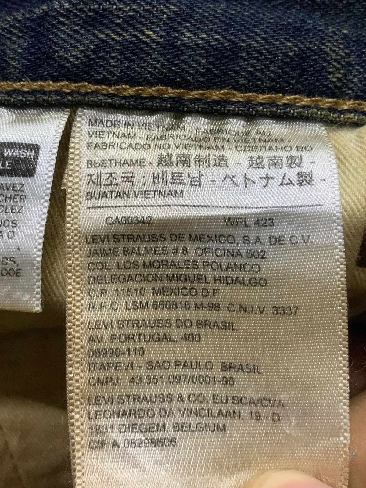 Hysteric Glamour × Levi's × Vintage Levis 501 Vintage Muddy Wash Distressed Jeans Size US 31 - 17 Thumbnail