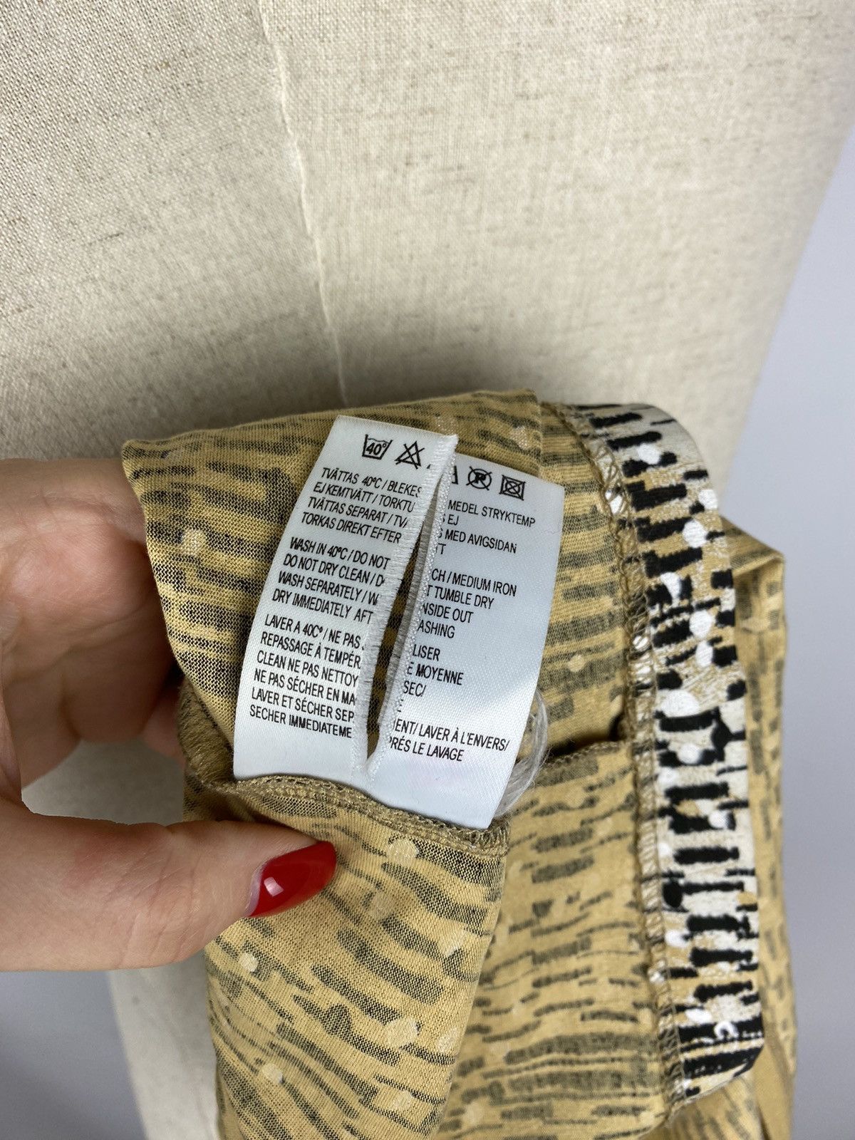 Acne Studios Acne Jeans ladies patterned body vest sleeveless tank top Size XS / US 0-2 / IT 36-38 - 11 Thumbnail