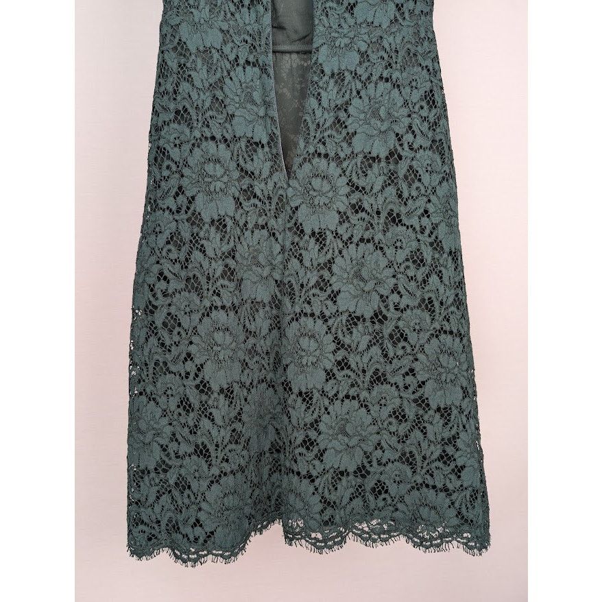 Valentino o1rshd1 Lace Dress in Green Size XS / US 0-2 / IT 36-38 - 8 Thumbnail