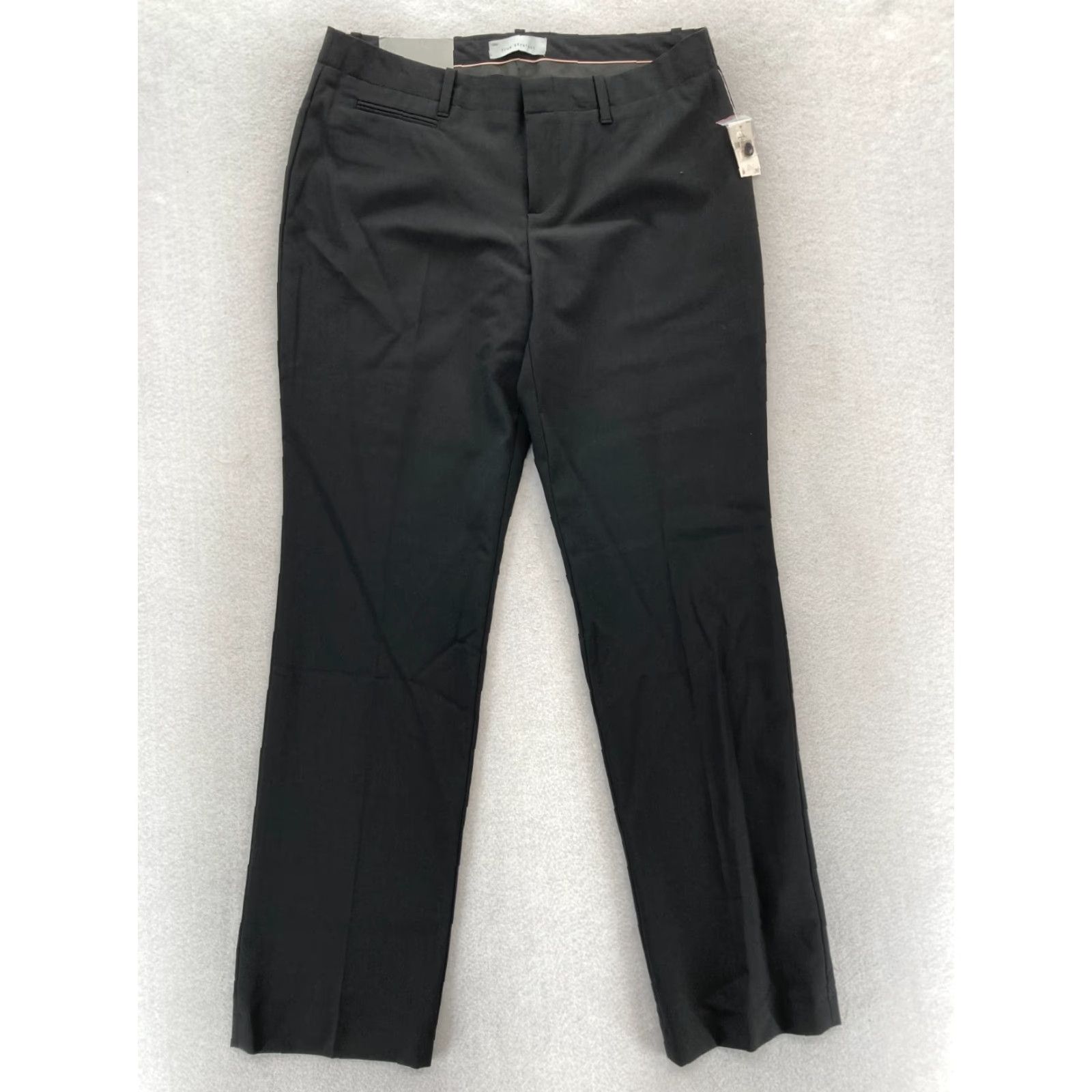 Gap Gap True Straight Dress Pants Women's 8 Black Stretch Career Casual Mid Rise NWT Pants Size 30" / US 8 / IT 44 - 2 Thumbnail