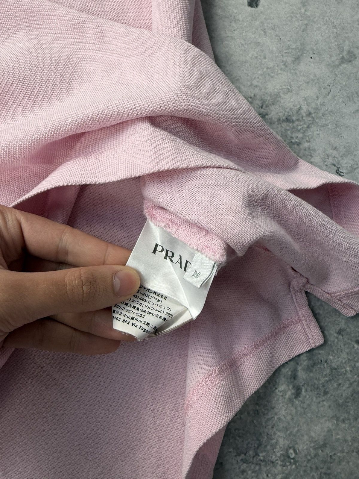 Prada Prada Pale pink polo shirt Size US M / EU 48-50 / 2 - 4 Thumbnail