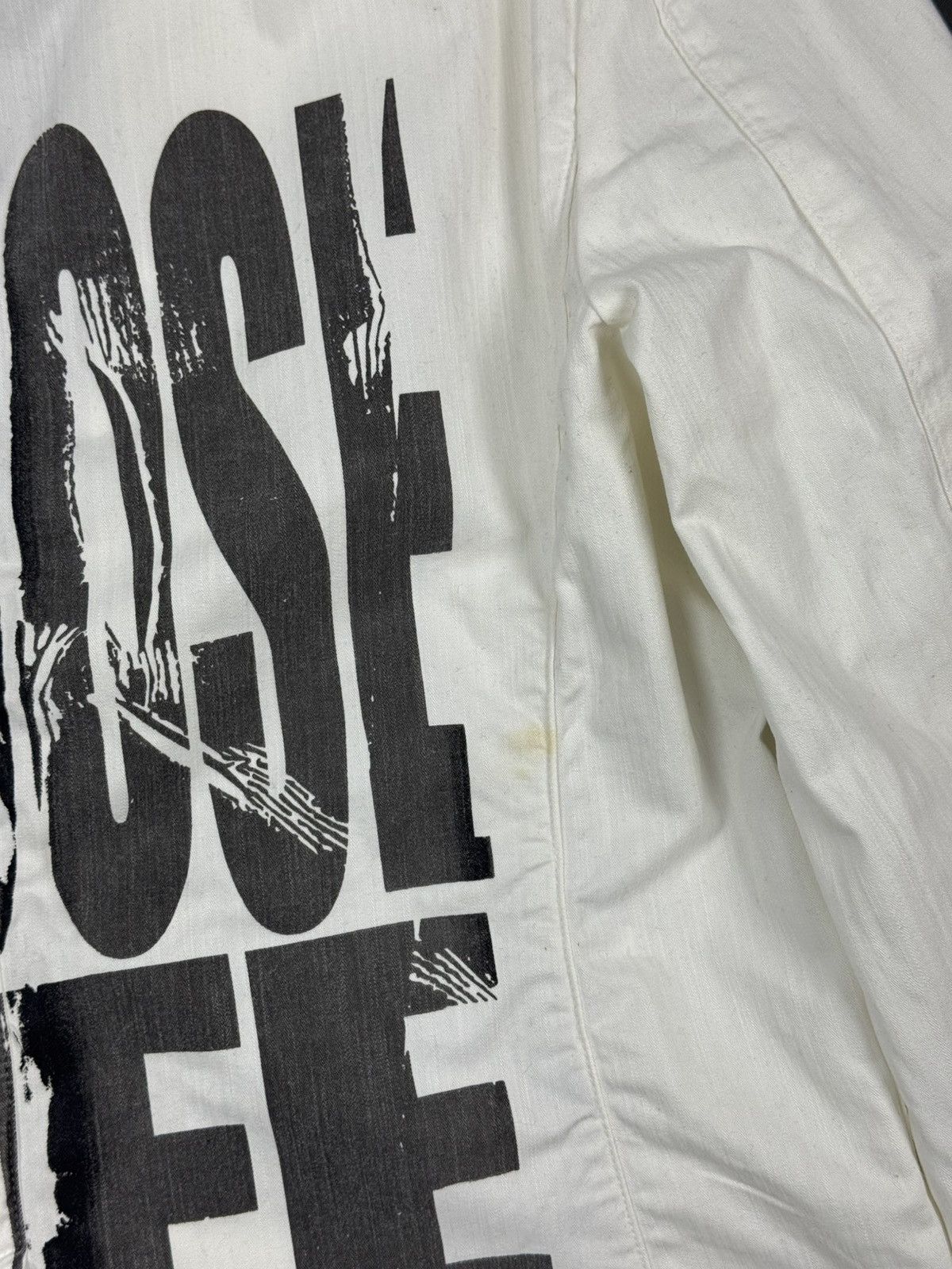 Iceberg Iceberg “Choose Iceberg Make Love” White Blazer Jacket Size US M / EU 48-50 / 2 - 20 Thumbnail
