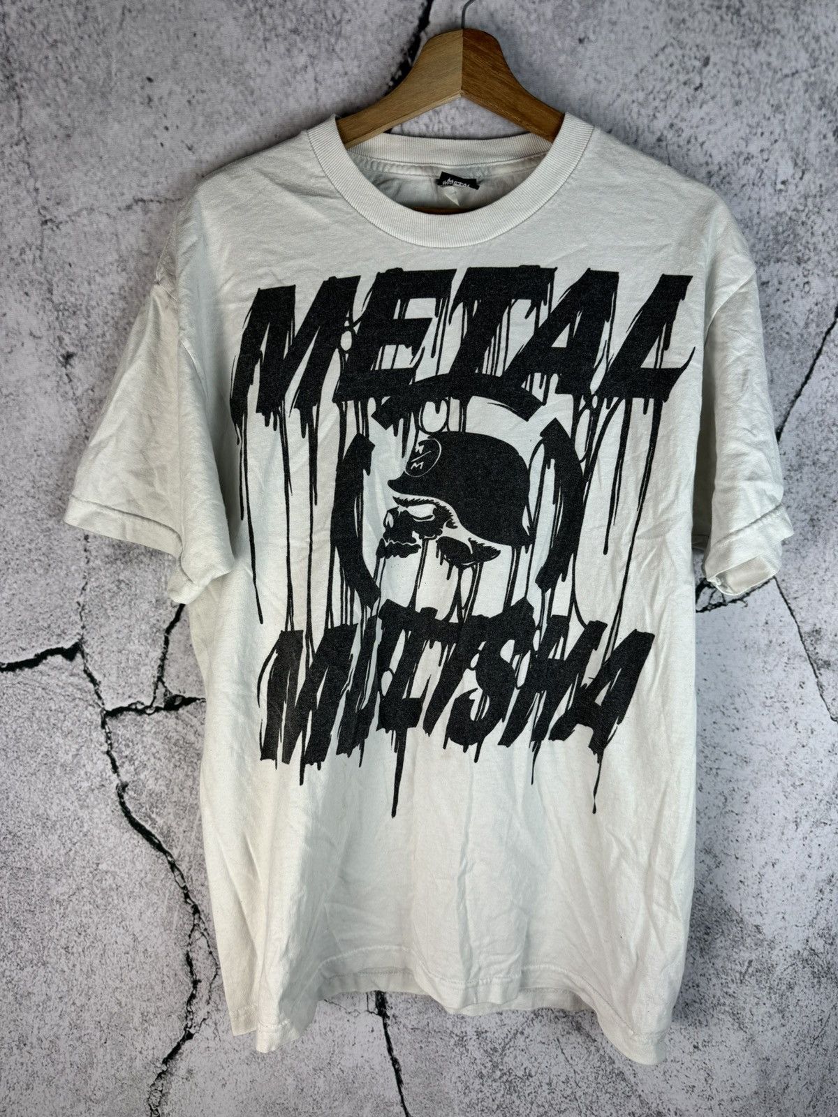 Metal Mulisha Crazy Y2K Metal Mulisha Shoulder Skull Graphic Tee Size US L / EU 52-54 / 3 - 1 Thumbnail