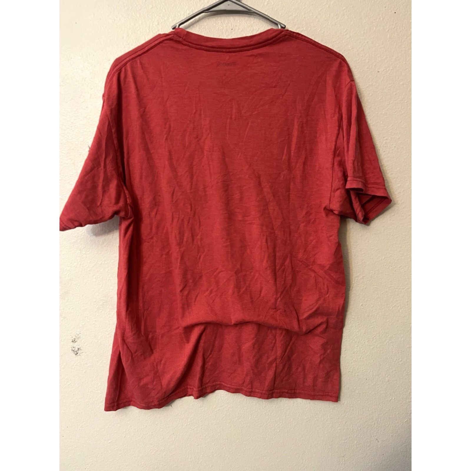Reebok Reebok Shirt Men's L Red Cotton Blend Relaxed Short Sleeve Crew Neck Pullover Activewear T-Shirt Size US L / EU 52-54 / 3 - 3 Thumbnail