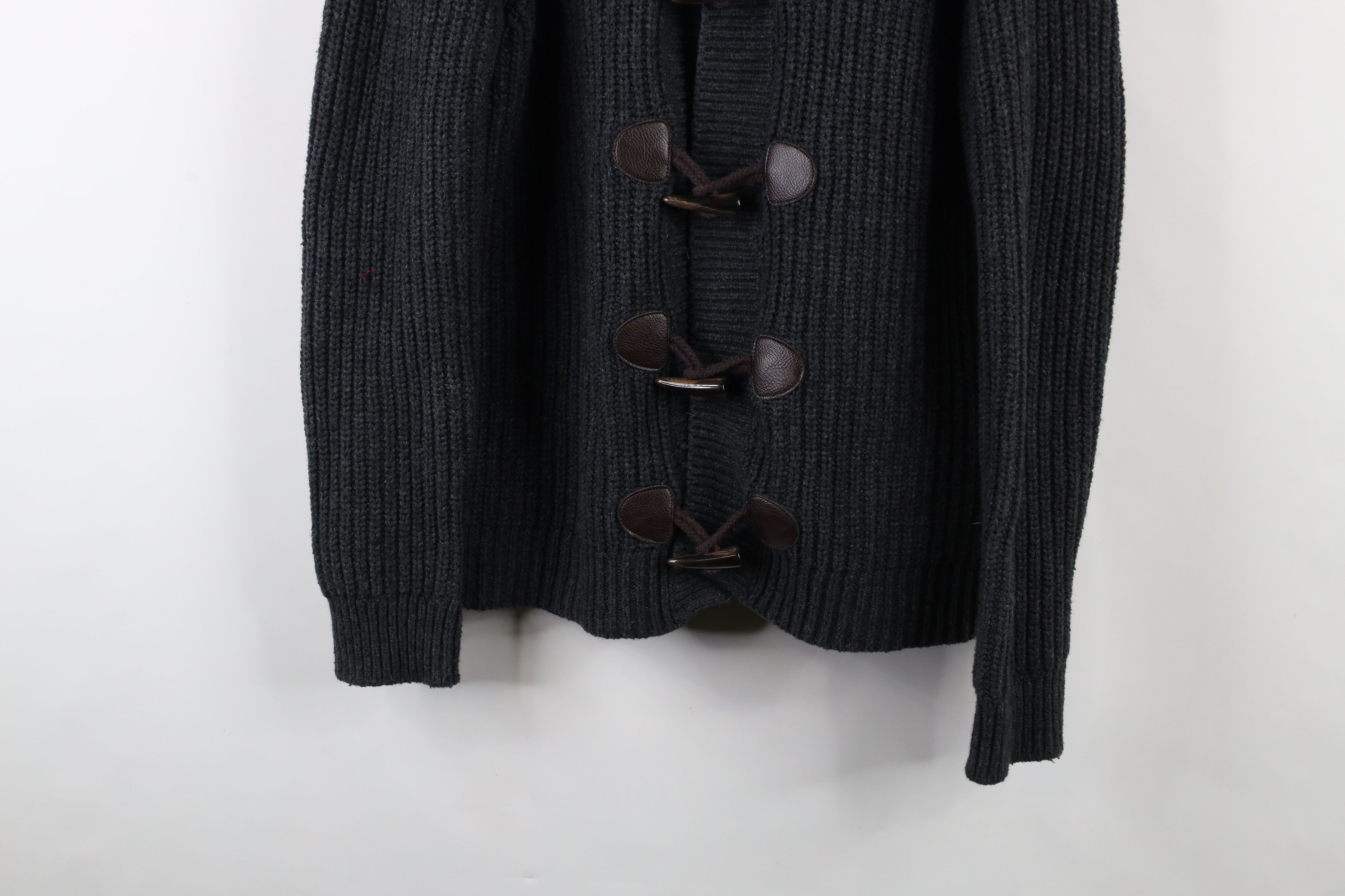 Gap × Vintage Vintage Gap Wool Blend Ribbed Knit Toggle Button Sweater Size US M / EU 48-50 / 2 - 3 Thumbnail