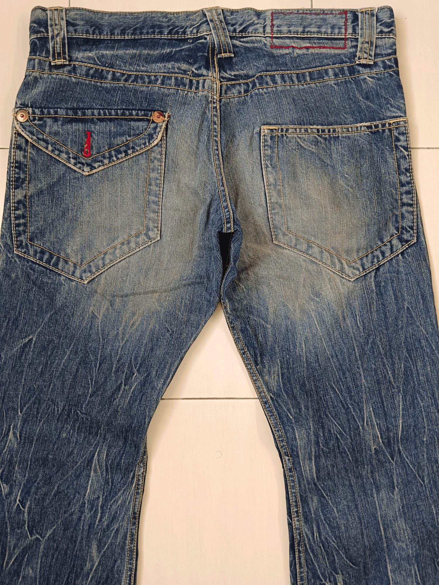 Blue Blue Japan 💥Blue Way💥 Seditionaries Punk Flare Jeans Size US 33 - 4 Thumbnail