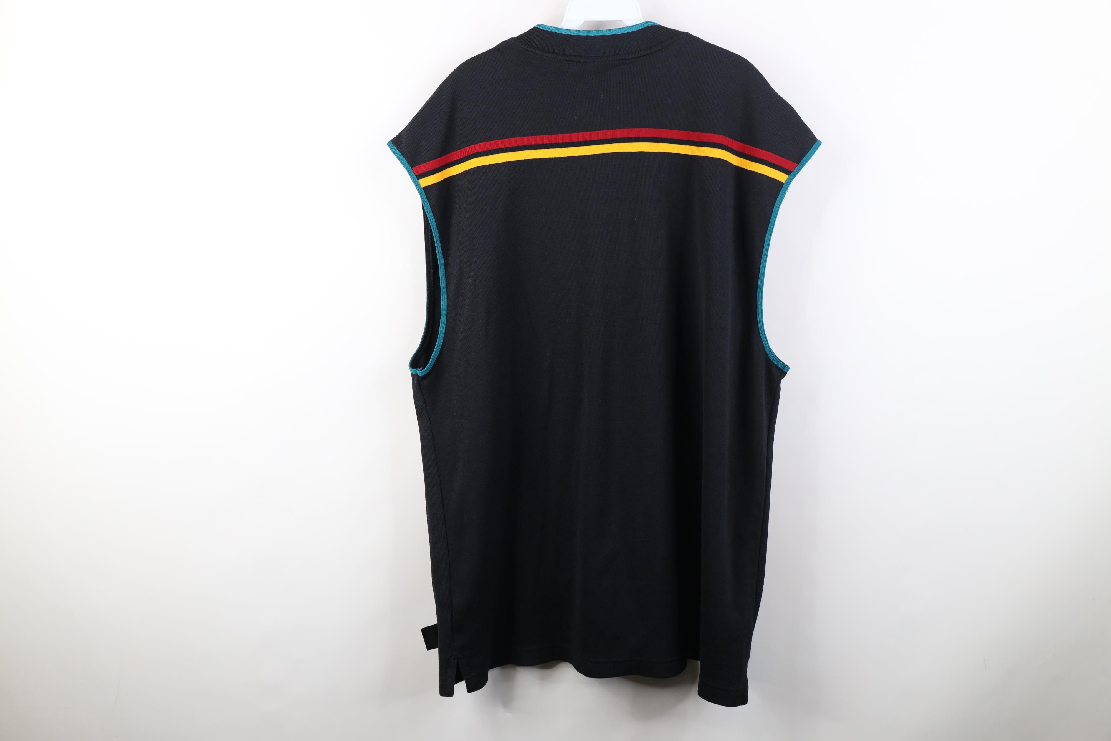 Nike Vintage 90s Nike NBA Basketball Jersey Training Black Teal Size US XXL / EU 58 / 5 - 12 Thumbnail
