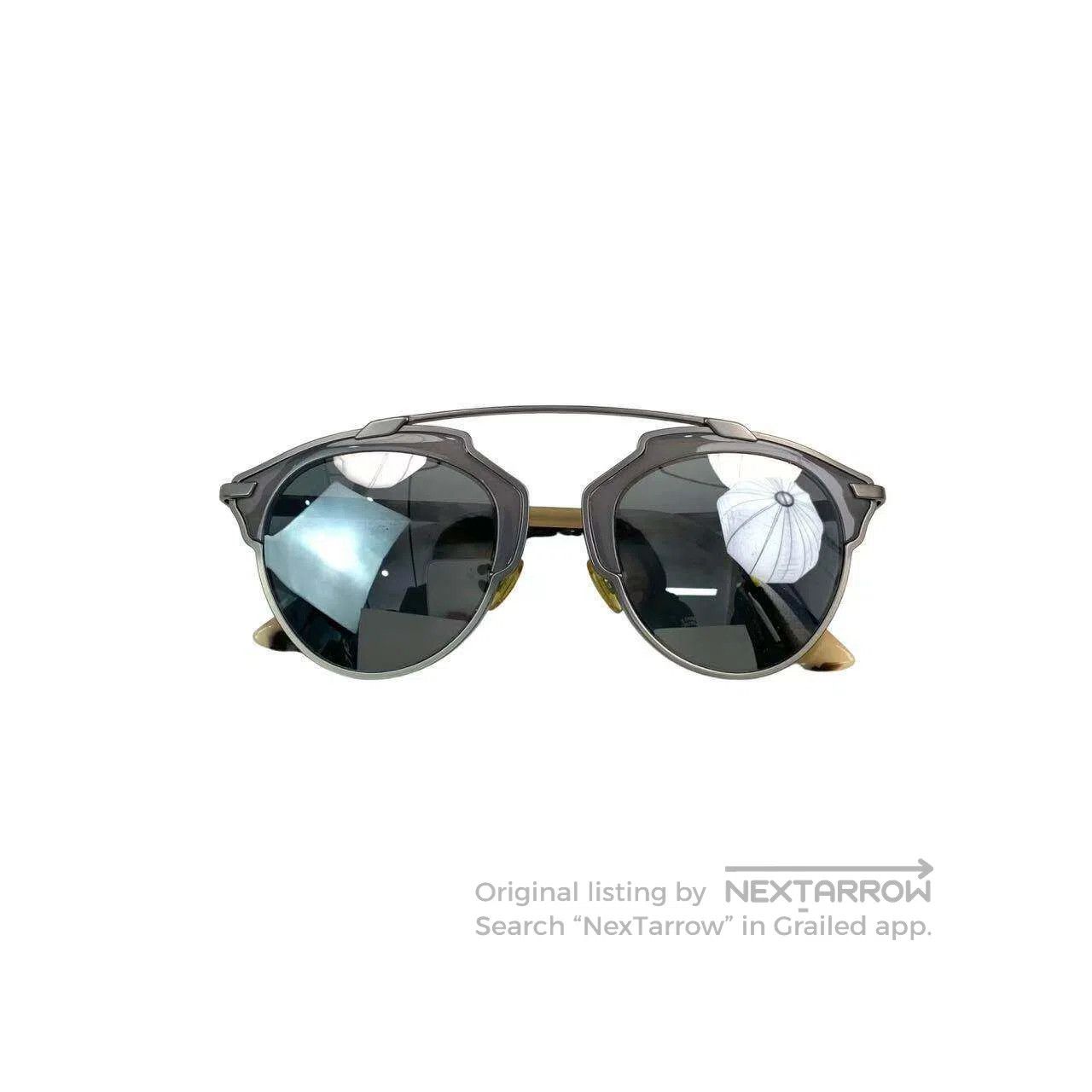 Dior Dior Slogan logo metal irregular sunglasses| Size ONE SIZE - 2 Thumbnail