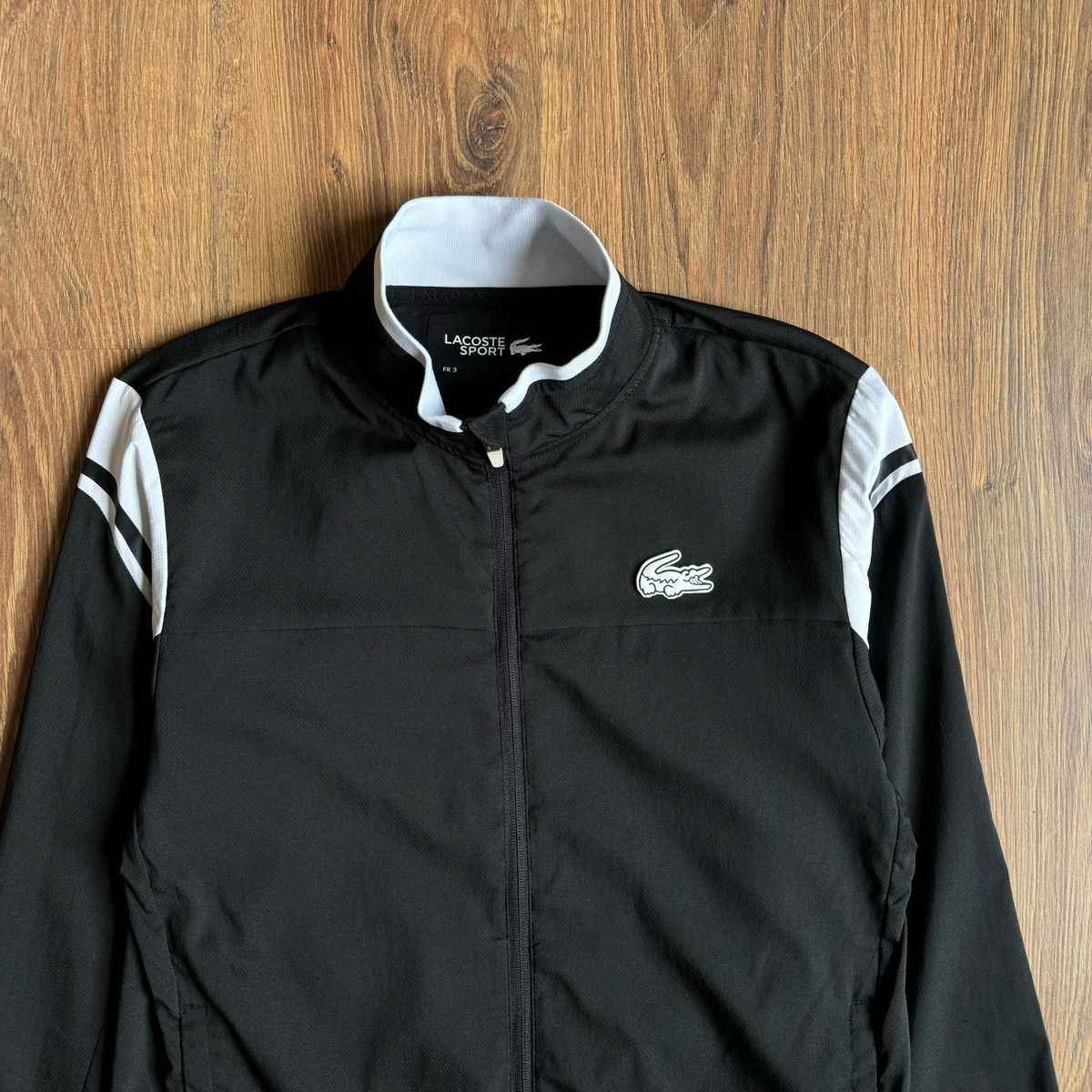 Lacoste Lacoste Sport Track Jacket Men’s S Black White Size US S / EU 44-46 / 1 - 2 Thumbnail
