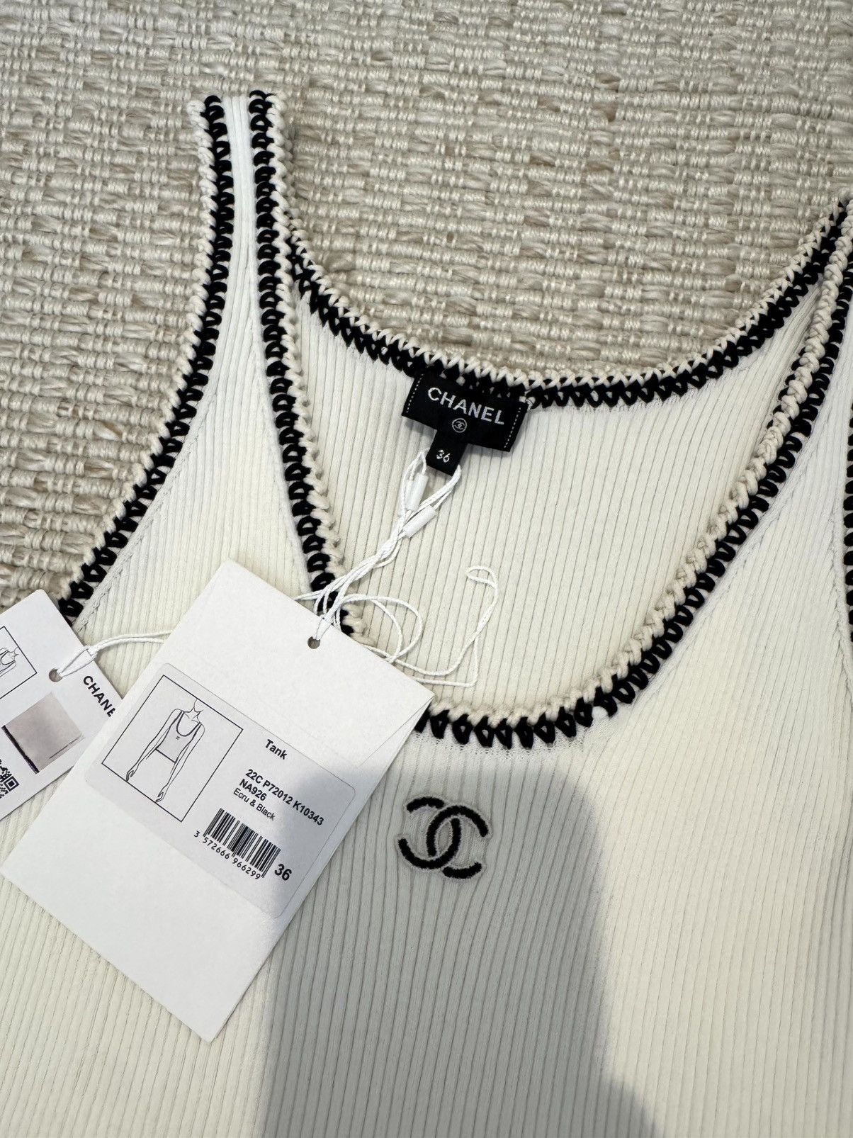 Chanel Chanel 22C crop top szie 36 Size XS / US 0-2 / IT 36-38 - 3 Thumbnail