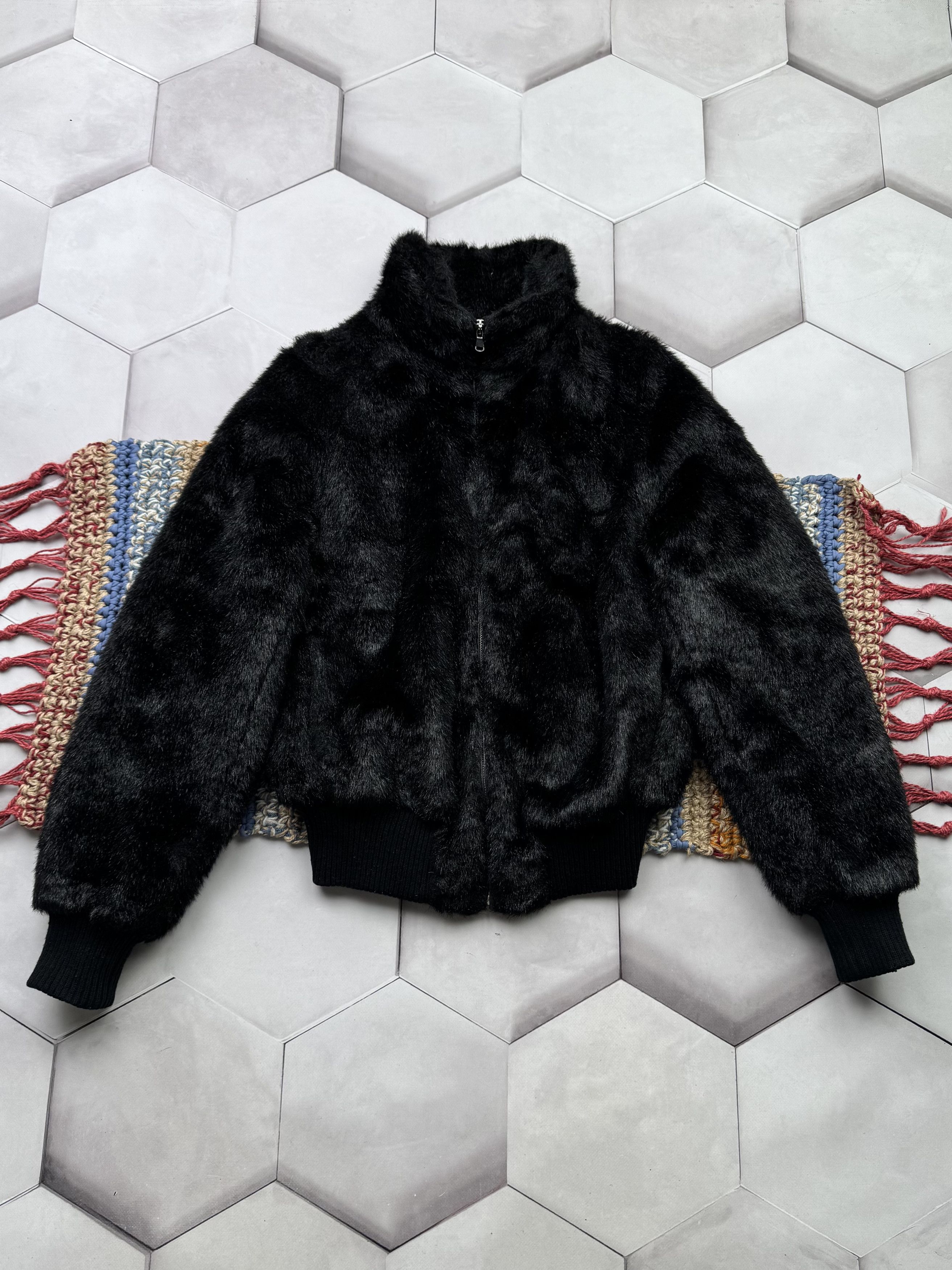 Vintage Vintage Faux Fur Cropped Jacket Size S / US 4 / IT 40 - 1 Thumbnail