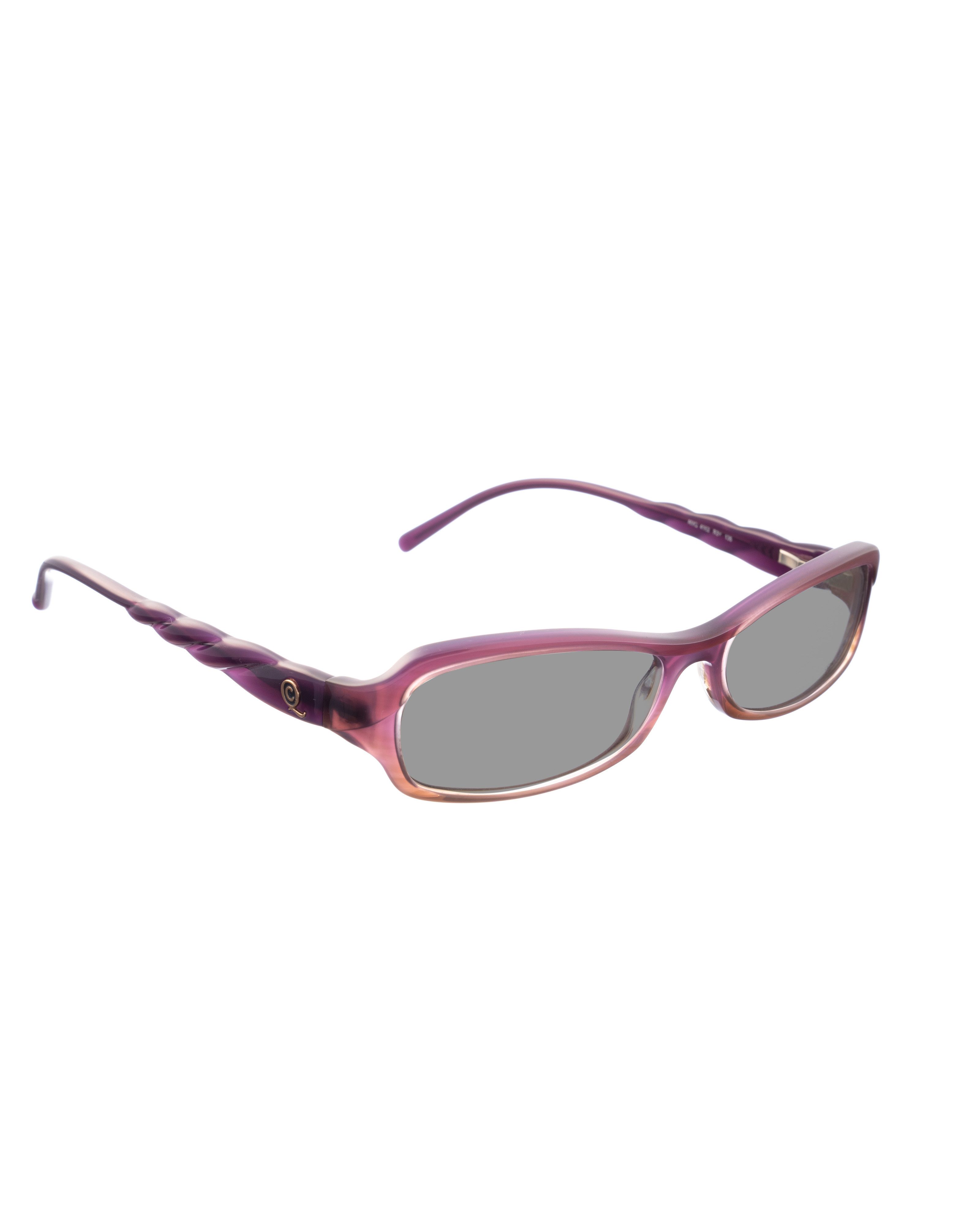 Alexander McQueen Alexander McQueen 90s Violet Swirl Cat-Eye Sunglasses Size ONE SIZE - 1 Thumbnail