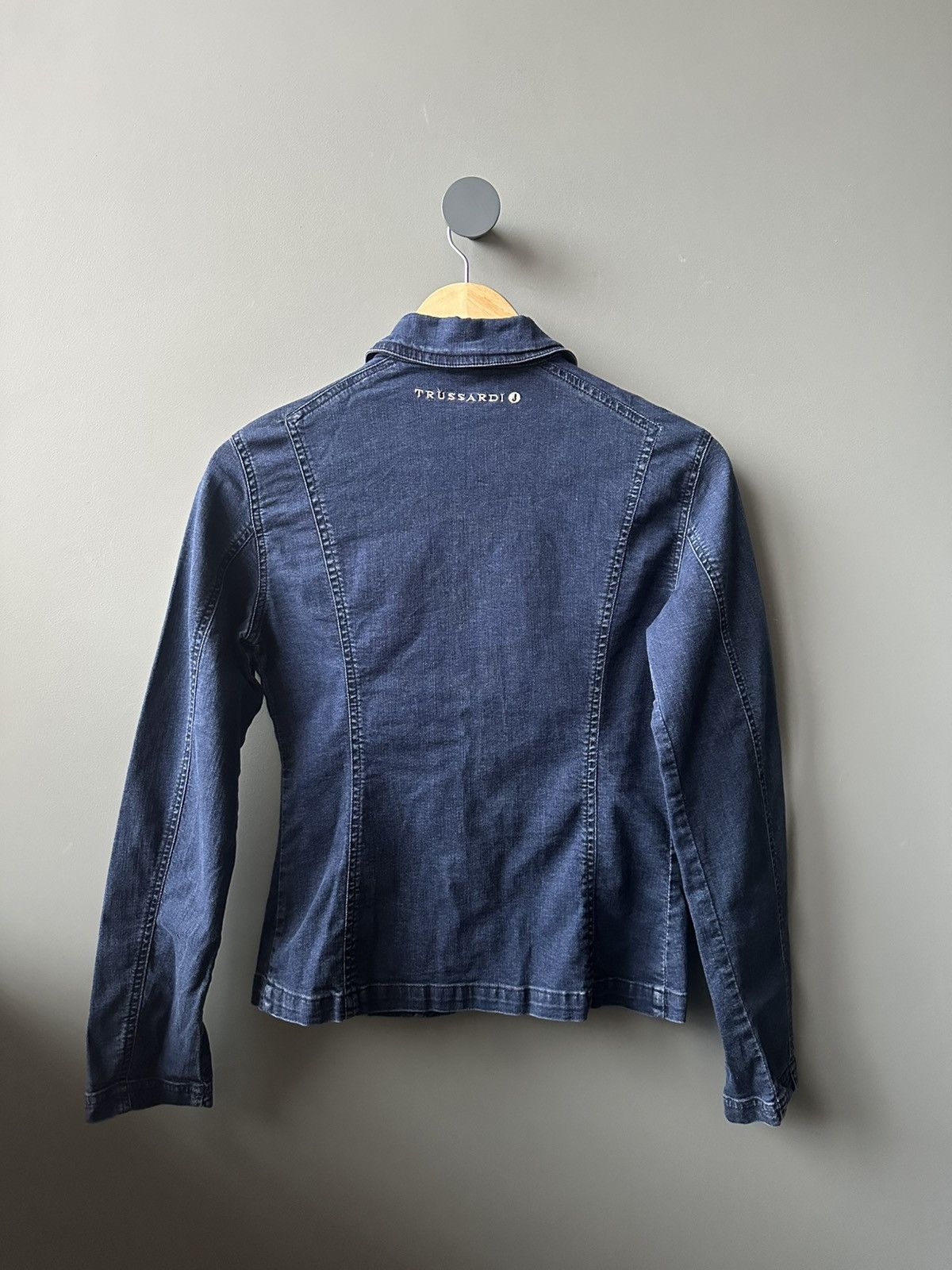Trussardi Trussardi Y2K Denim Jacket Size 42 Size M / US 6-8 / IT 42-44 - 4 Thumbnail