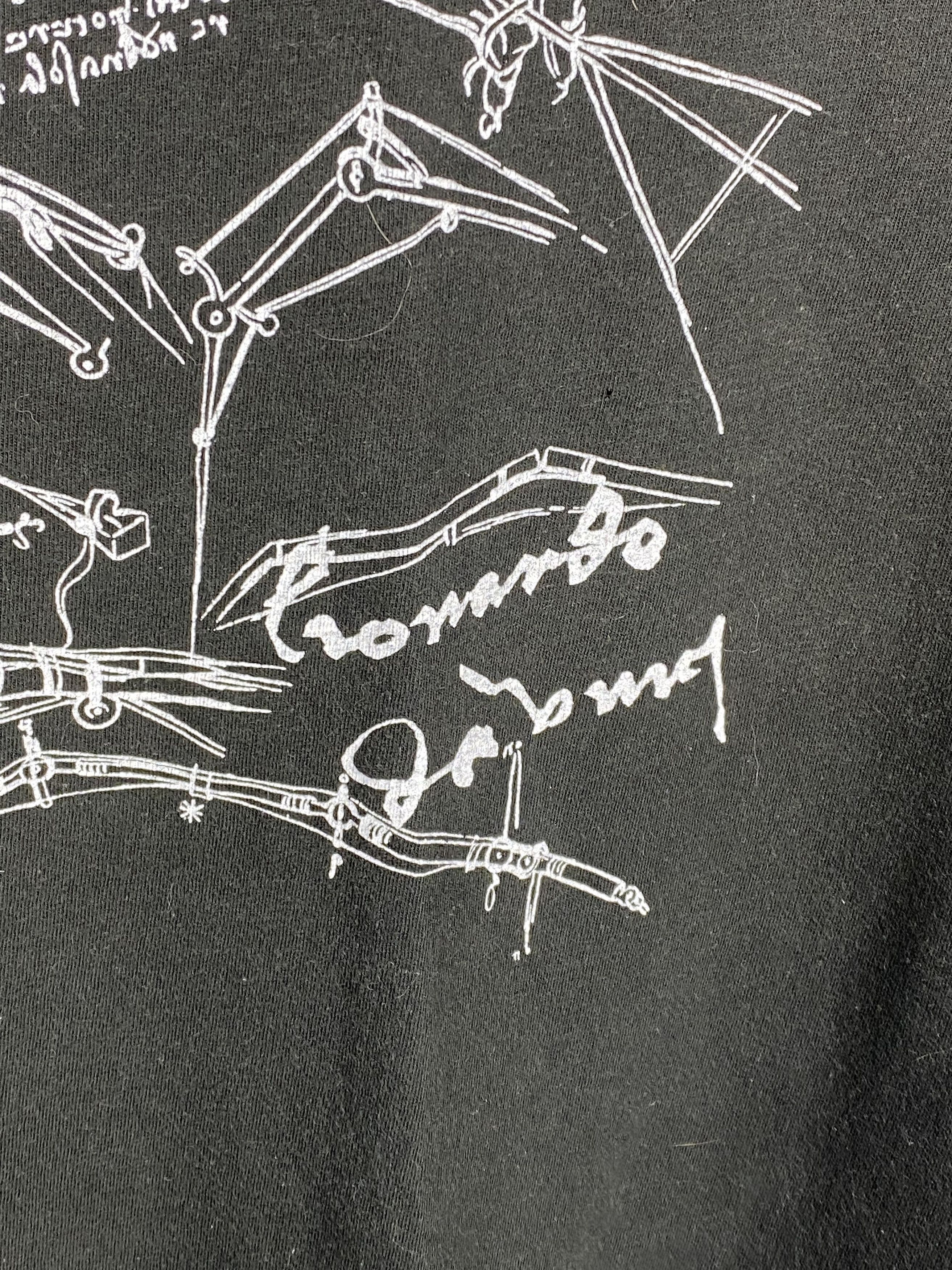 Vintage Vintage Leonardo Da Vinci Vitruvian Man T-Shirt Size US L / EU 52-54 / 3 - 3 Thumbnail