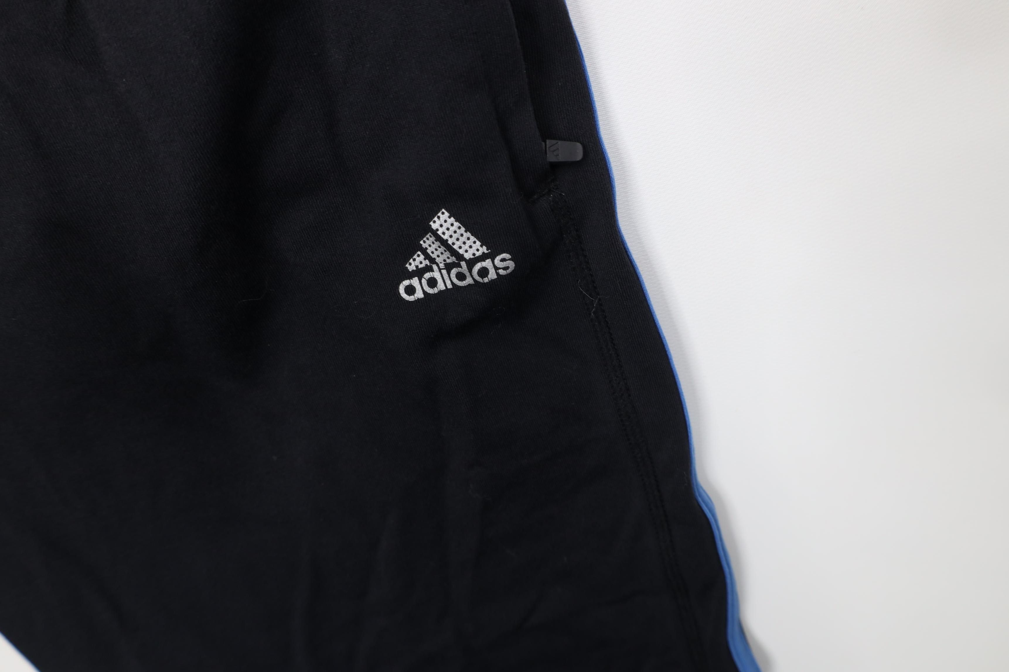 Adidas Vintage Y2K Adidas Reflective Wide Leg Pants Black Stretch Size US 34 / EU 50 - 7 Thumbnail