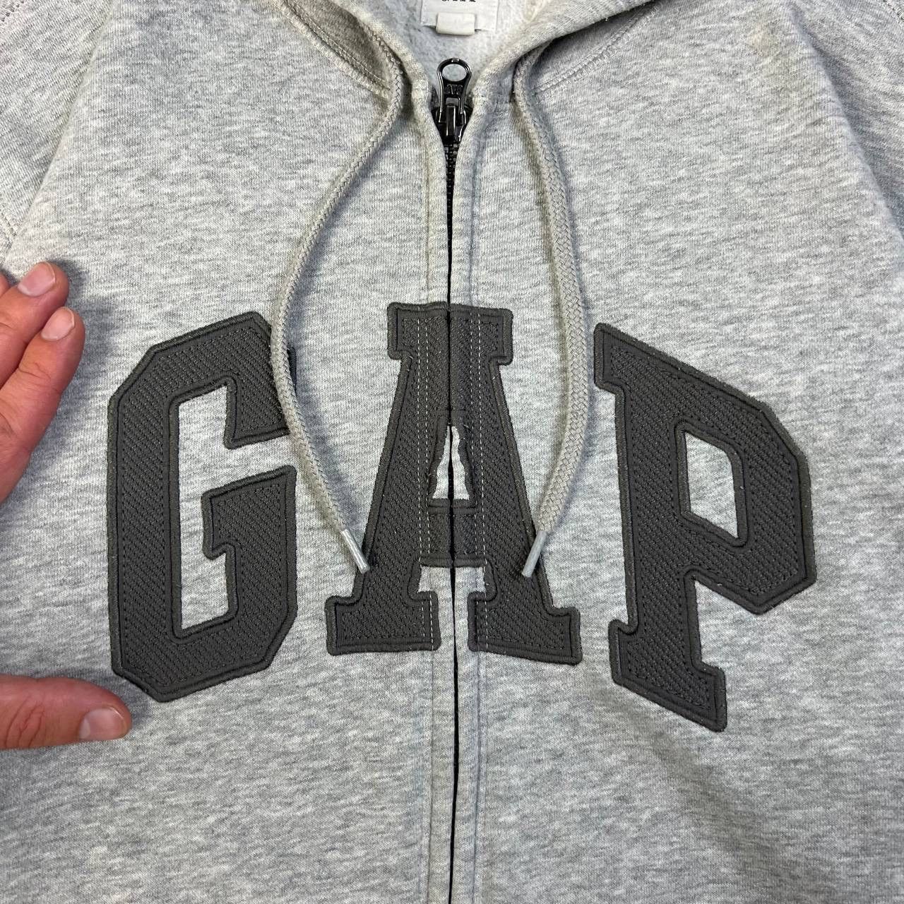 Gap Gap Big Embroidered Logo Zip Up Vintage Hoodie Size US M / EU 48-50 / 2 - 4 Thumbnail