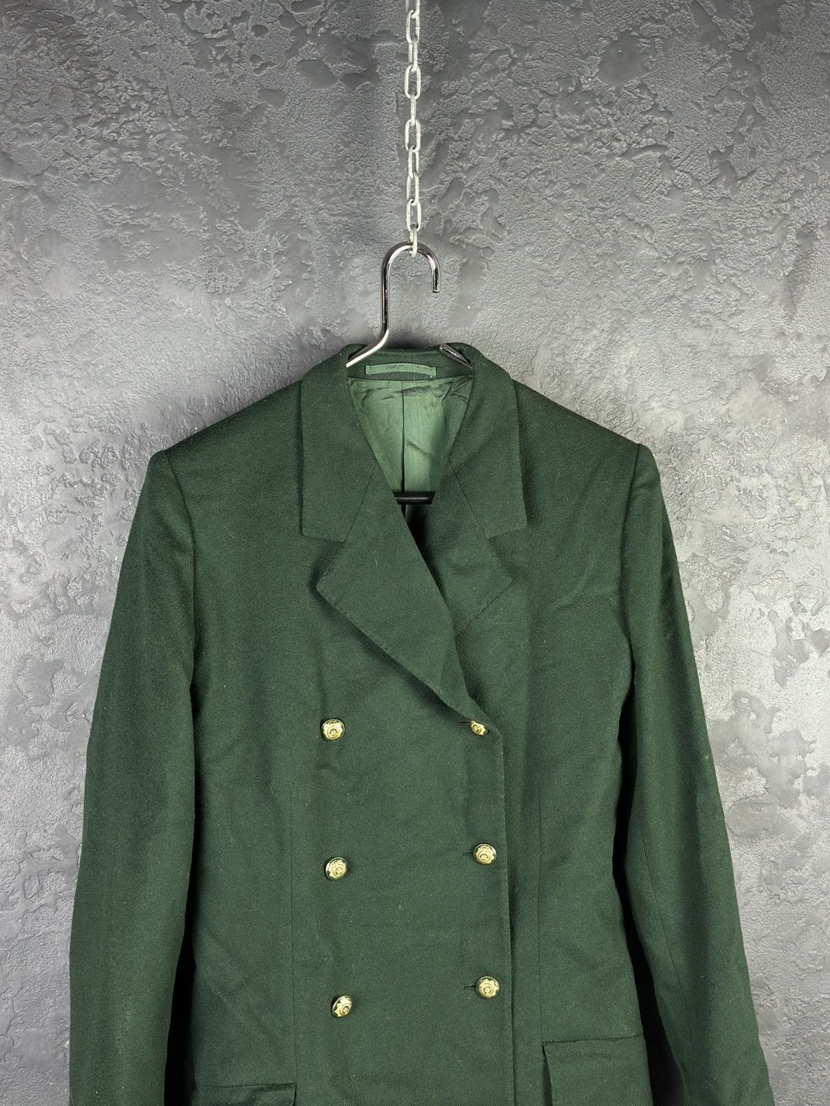 Versace Vintage Gianni Versace Double-Breasted Wool Coat Jacket Size M / US 6-8 / IT 42-44 - 2 Thumbnail