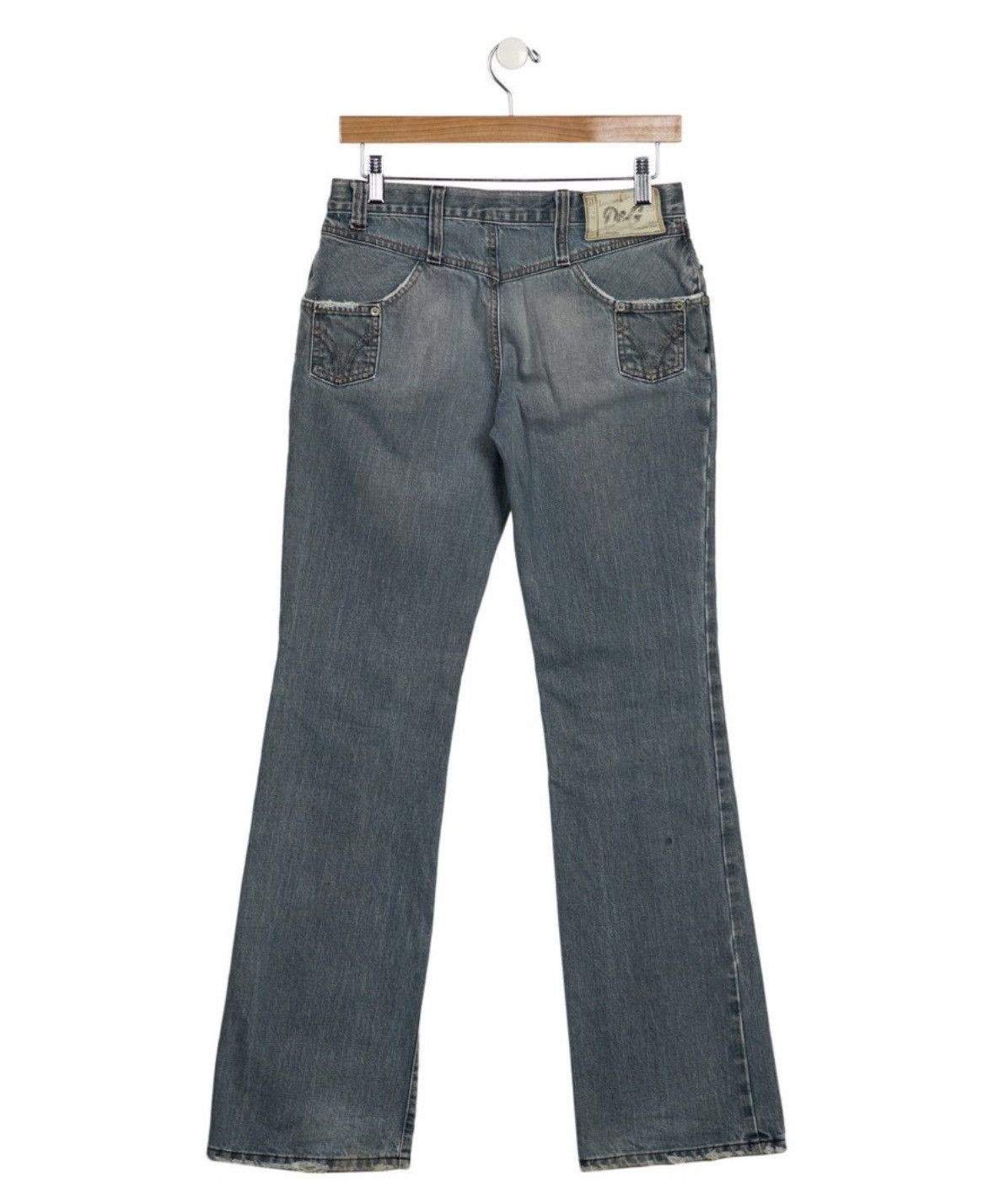 Dolce & Gabbana D&G Mid rise wide leg jeans Size 27" / US 4 / IT 40 - 2 Thumbnail