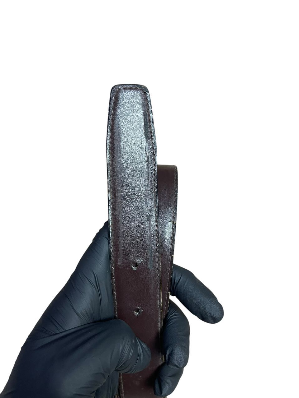 Gucci Vintage Gucci GG Leather Belts Size ONE SIZE - 9 Thumbnail