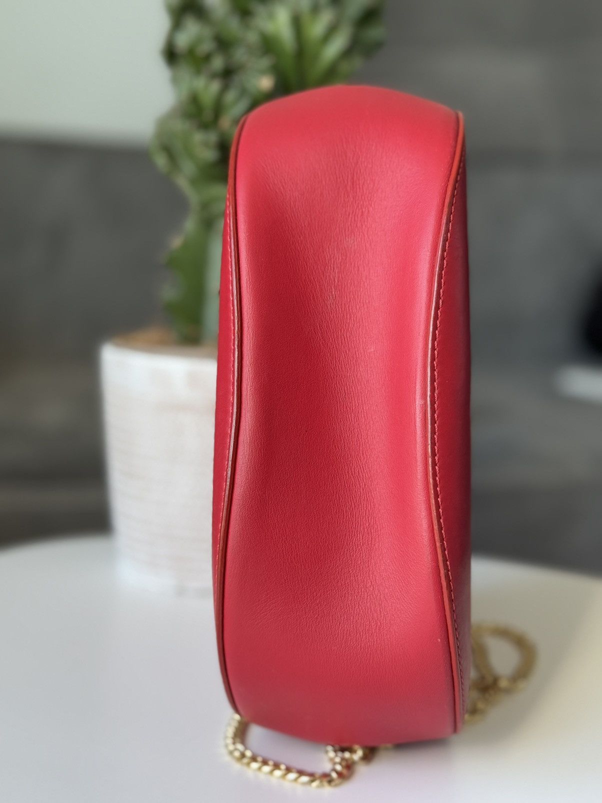 Chloe Chloe Leather Drew Bag Red Size ONE SIZE - 13 Thumbnail