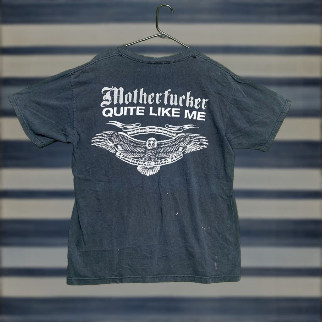 Olive VINTAGE Kid Rock Shirt Mens L Rock Band 90s 2000s Fan Tee Double-Sided Black Cotton Tennessee River Crew Neck Short Sleeve Vintage Man Shirt Size US L / EU 52-54 / 3 - 1 Thumbnail