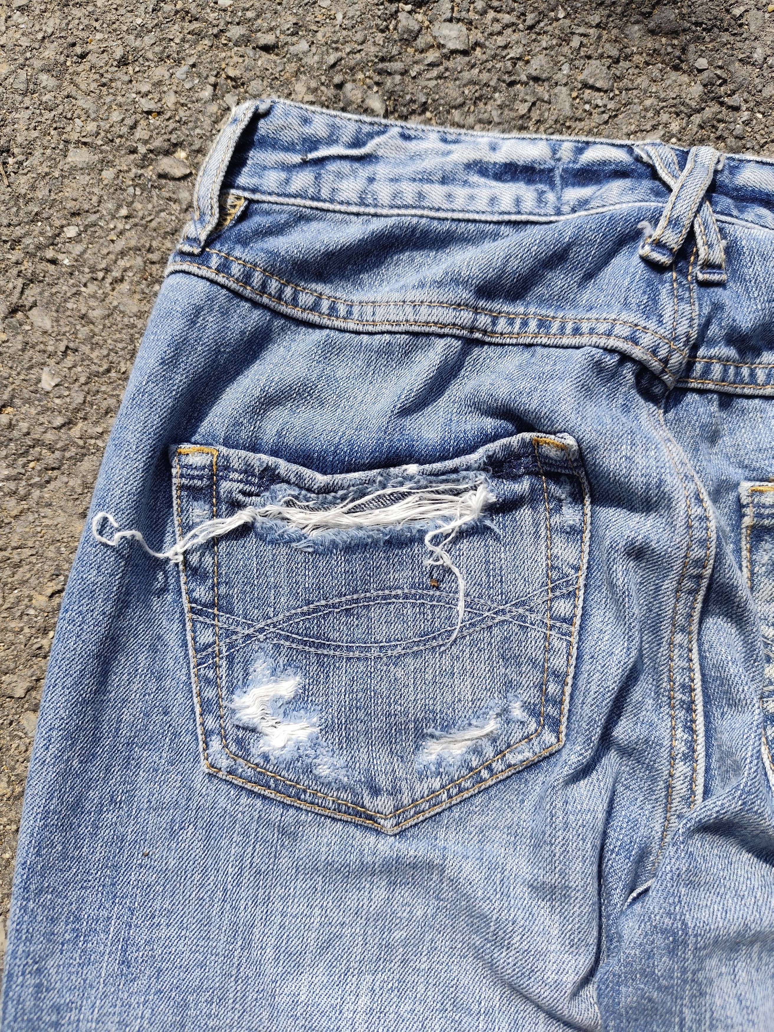 Abercrombie & Fitch vintage abercrombie&fitch Flare Denim B_J/1124/5 Size 24" / US 00 / IT 34 - 13 Thumbnail