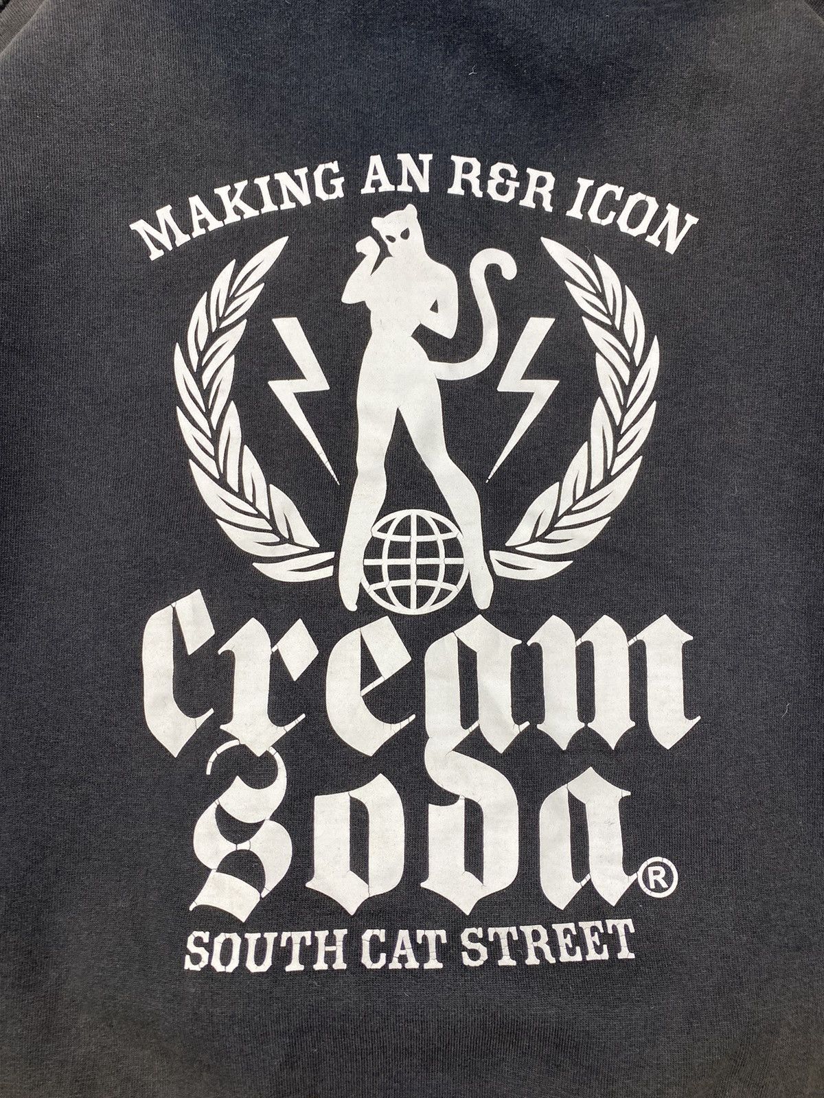 Japanese Brand Vintage Thrashed CREAM SODA Crazy Sunfaded Hoodie Size US L / EU 52-54 / 3 - 20 Thumbnail