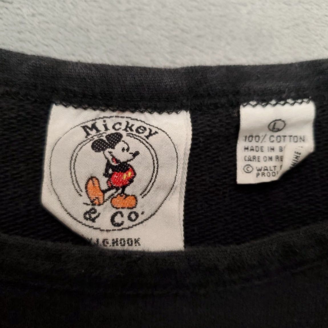 Disney VTG Disney Sweatshirt Women L Black Mickey Mouse 90s Fun Games Pullover Crewneck Size L / US 10 / IT 46 - 6 Thumbnail