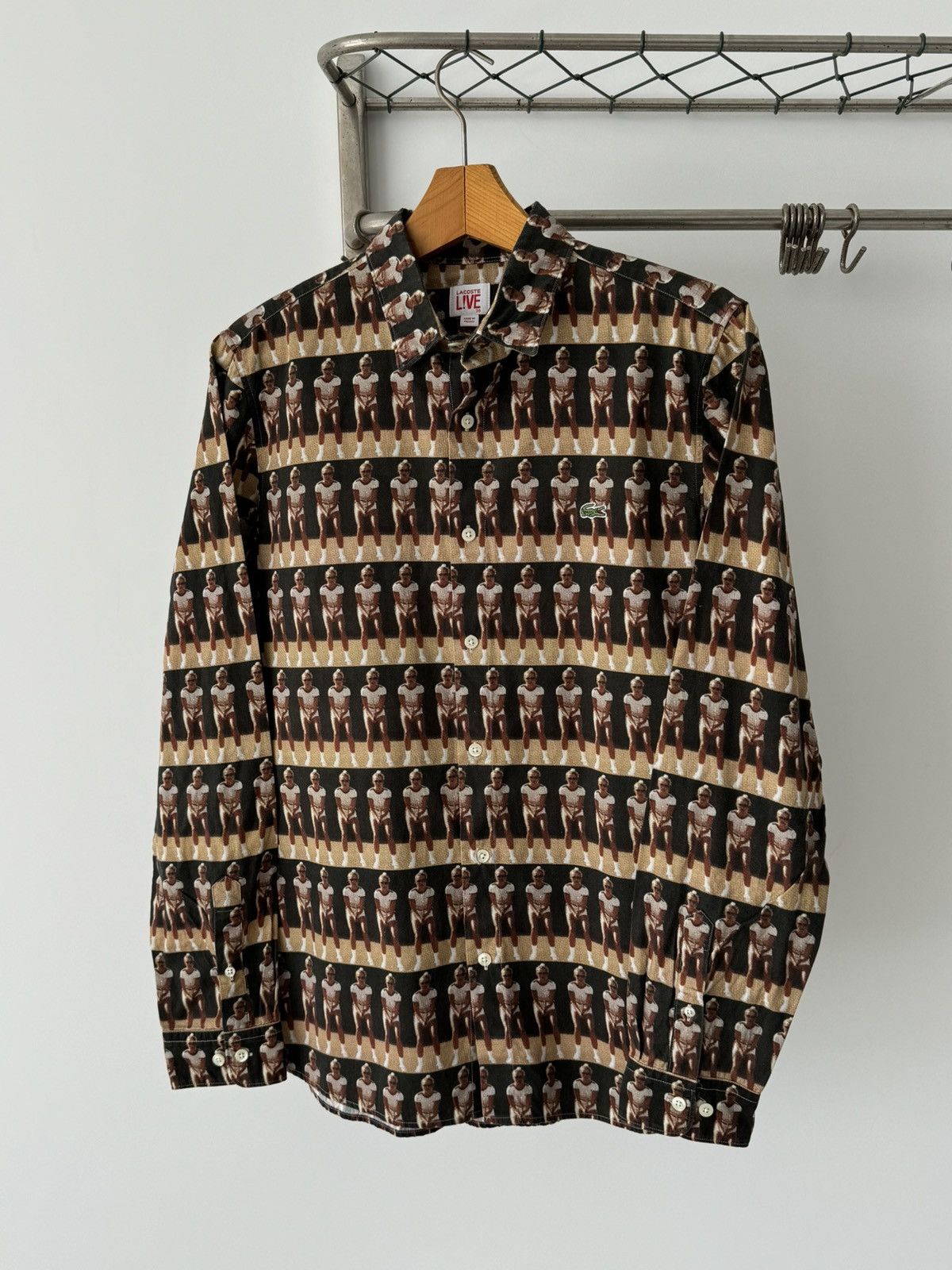 Capsule × Lacoste Lacoste L!ve ‘Vintage Ads’ Capsule Collection Tennis Shirt Size US M / EU 48-50 / 2 - 2 Thumbnail