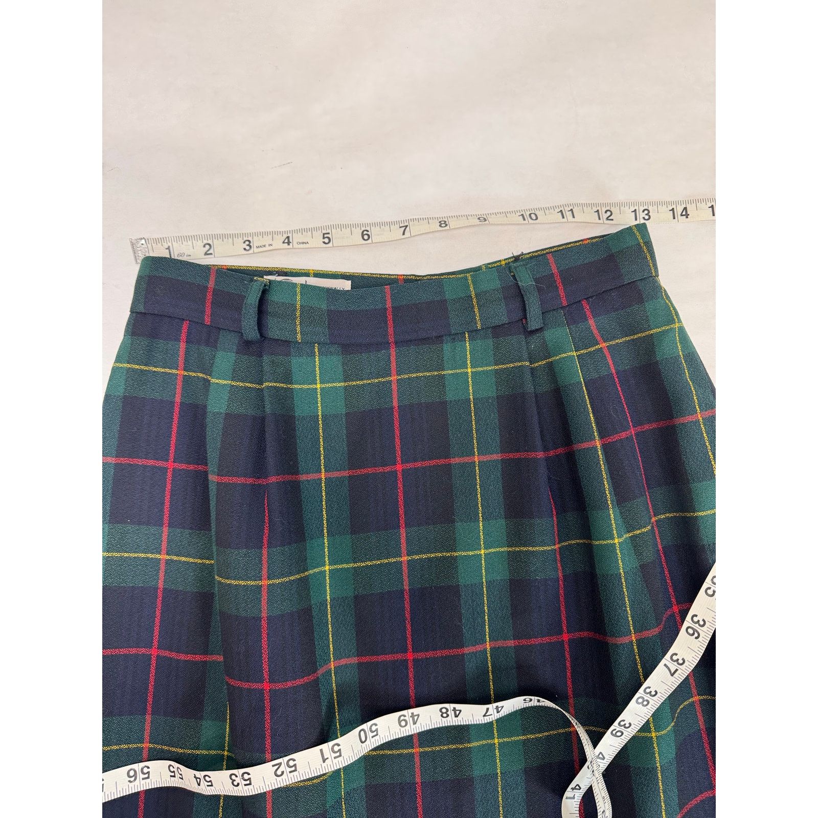 JH Collectibles Vintage J. H. Collectibles Skirt Plaid Wool Classic Tartan 6 Size 28" / US 6 / IT 42 - 7 Thumbnail