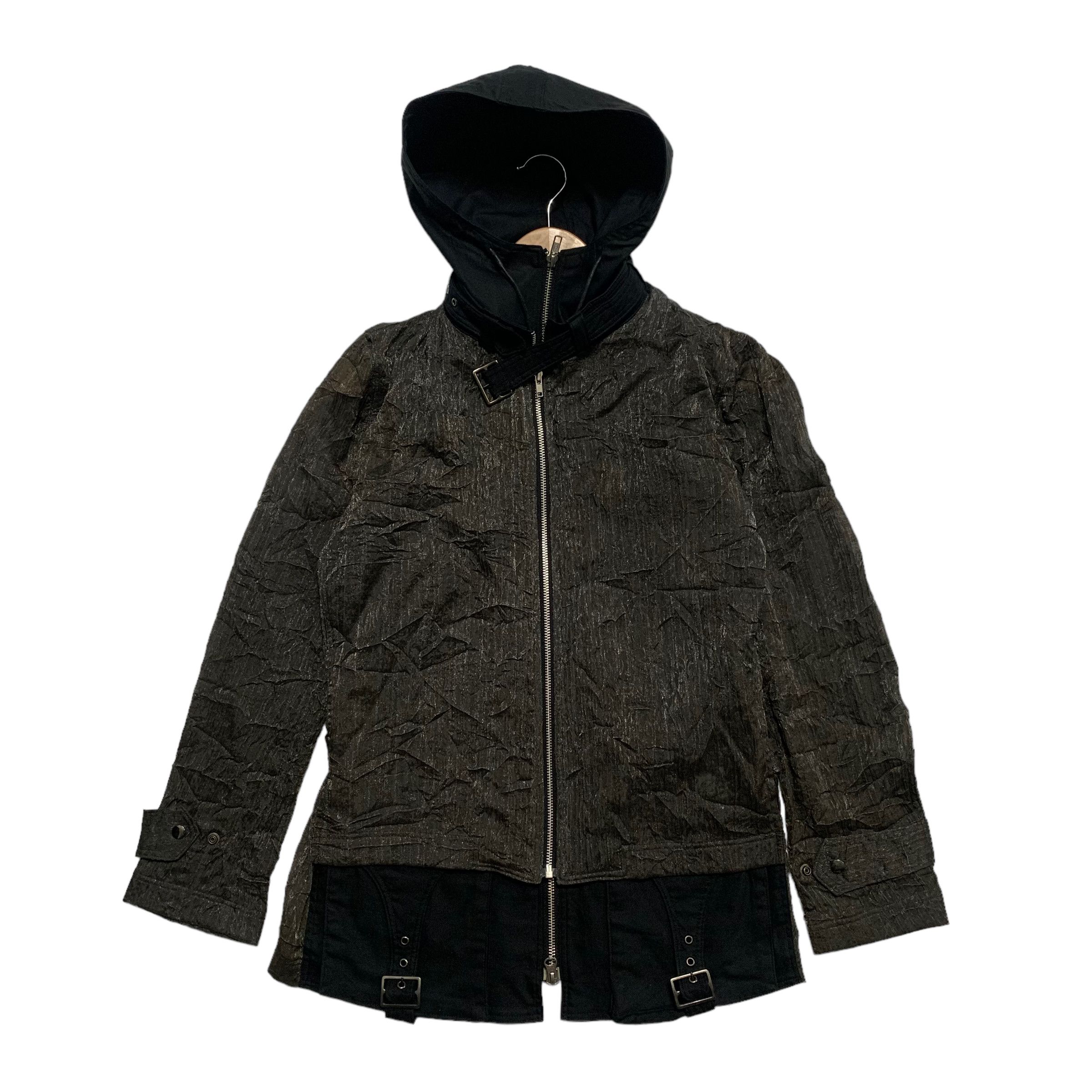 Japanese Brand Kohshin Satoh Hooded Double Layer Jacket Size US S / EU 44-46 / 1 - 2 Thumbnail