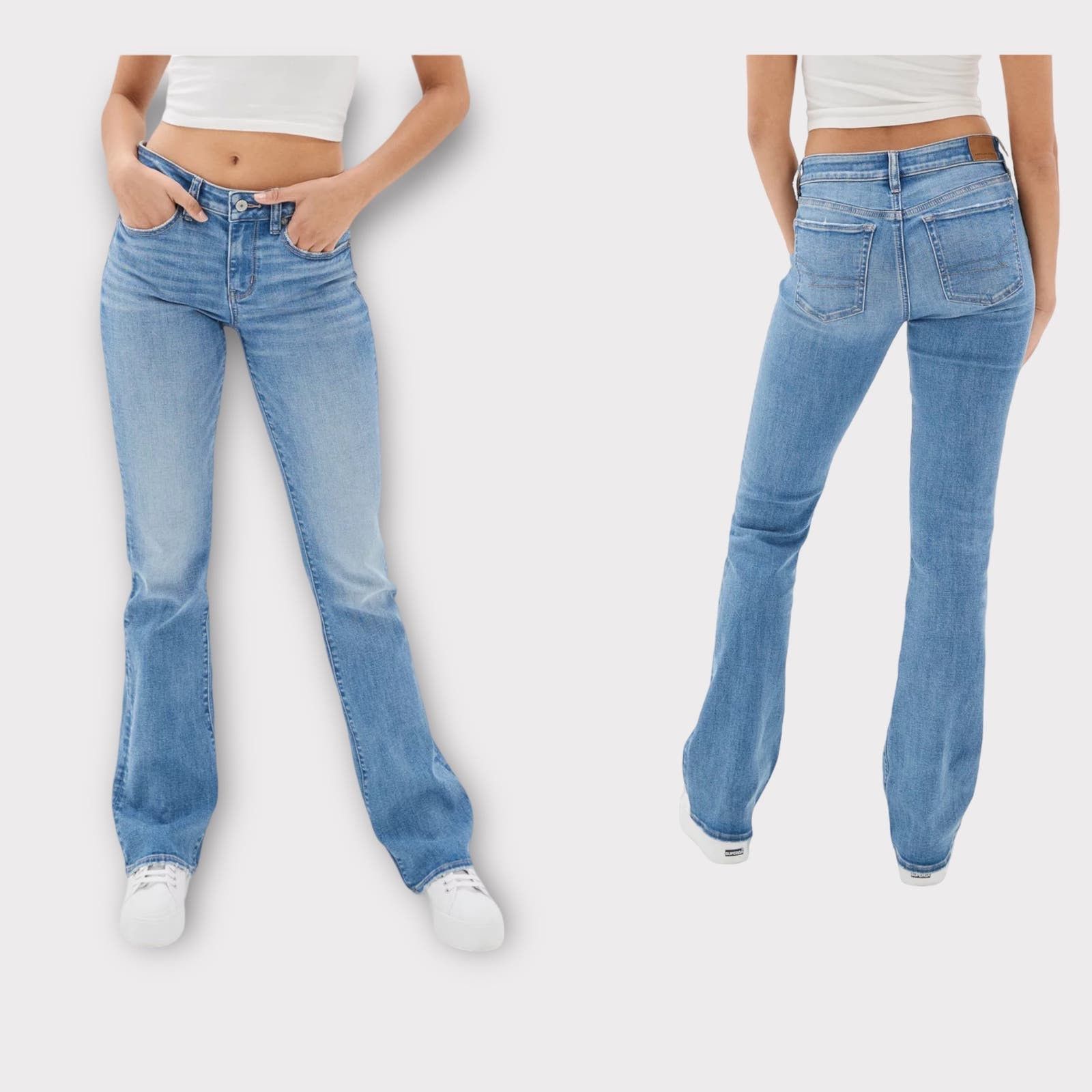 Y2K Low Rise Bootcut Jeans