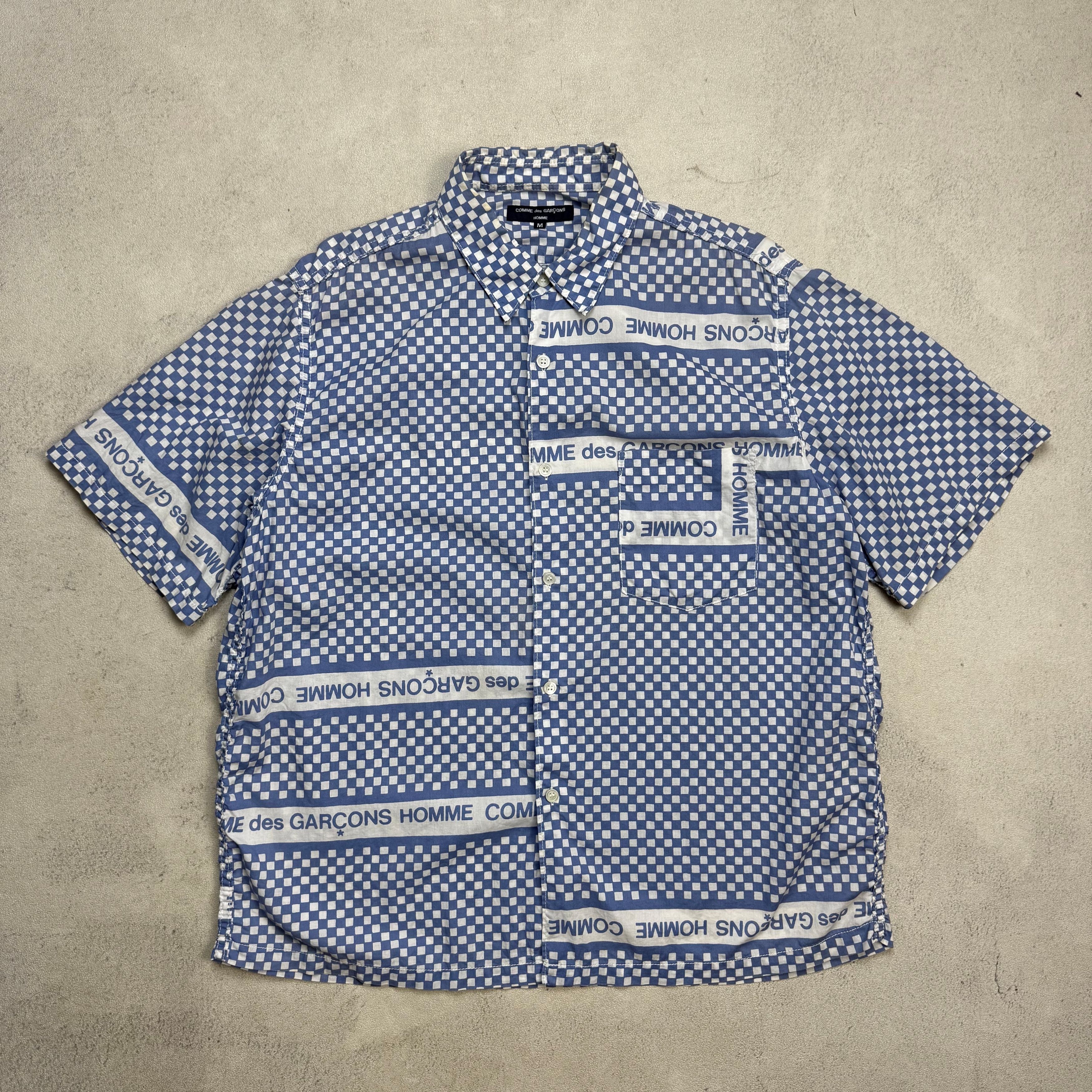 Comme des Garcons SS2003 Comme Des Garcons Homme Checkerboard Shirt Size US M / EU 48-50 / 2 - 1 Thumbnail