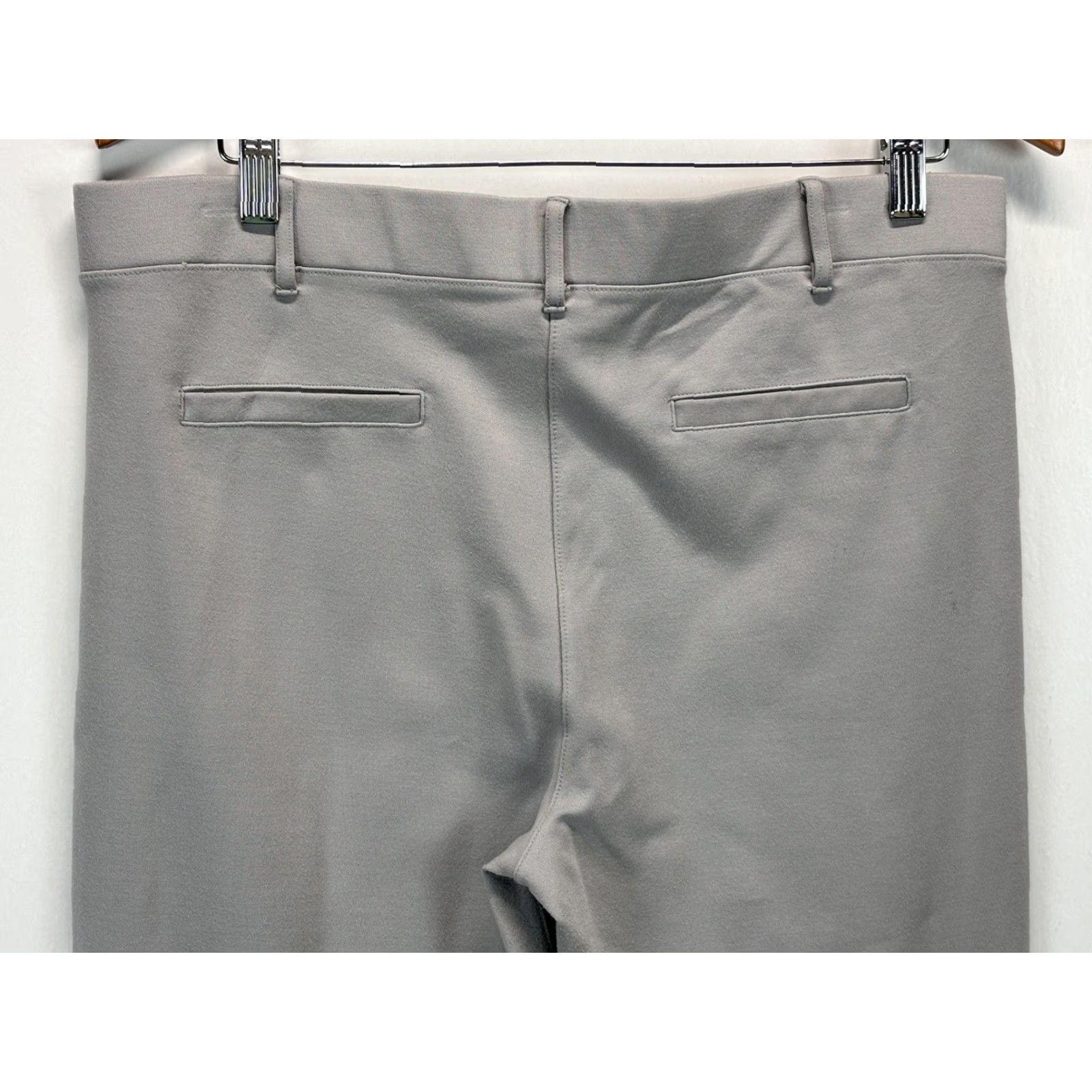 Vintage Betabrand Dress Yoga Pants Womens XLarge Straight Leg Gray Workwear Career Size 40" / US 18 - 4 Thumbnail