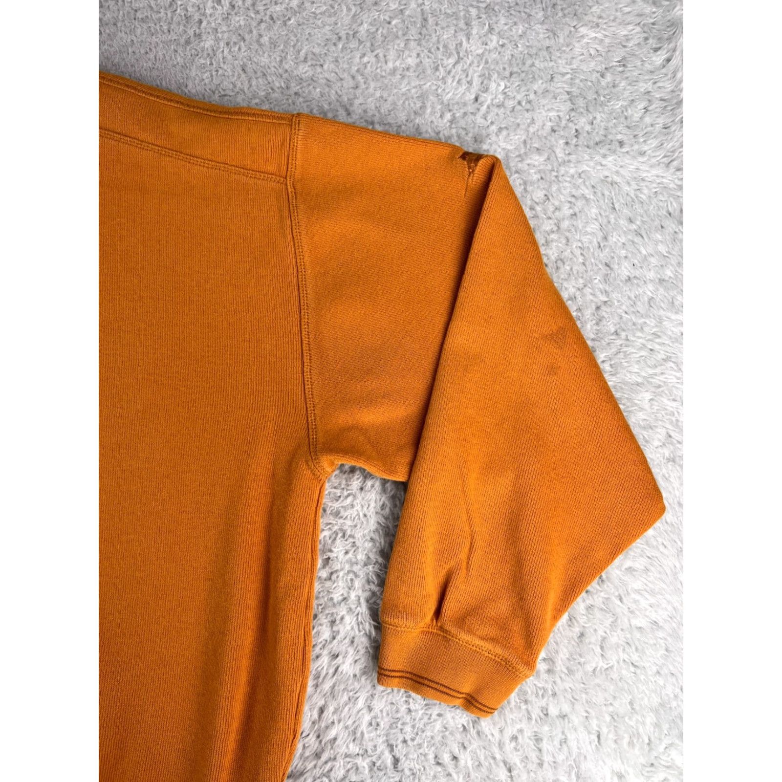 Tommy Bahama VINTAGE Tommy Bahama Sweater Mens L Orange 1/4 Zip Mock Neck Knit Cotton Pullover Casual Golf Beach Aloha 90s Mens Size US L / EU 52-54 / 3 - 7 Thumbnail