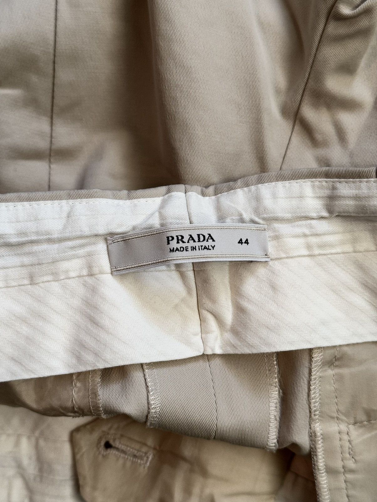 Prada Prada luxury minimalist beige pants Size 30" / US 8 / IT 44 - 3 Thumbnail