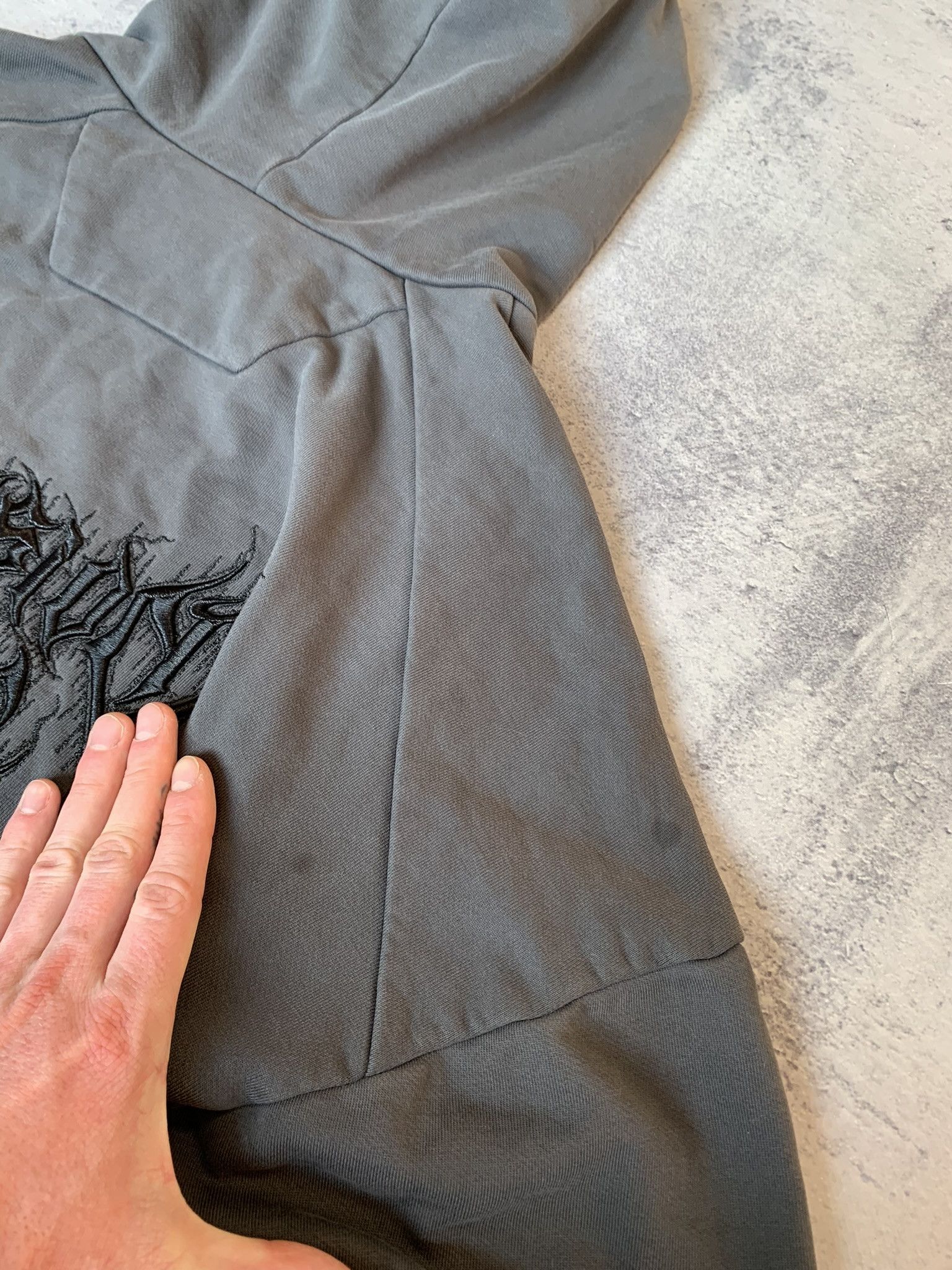 Juun.J Juun.J Embroidered Graphic Loose Fit Cotton Hoodie Size L Size US L / EU 52-54 / 3 - 10 Thumbnail