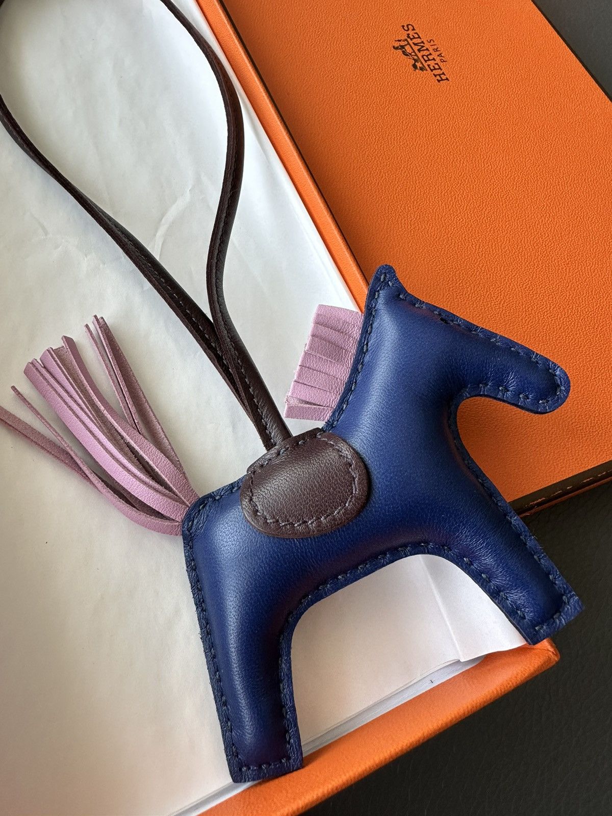 Hermes Brand New Super Rare Hermes Rodeo PM Leather Horse Charm Size ONE SIZE - 12 Thumbnail