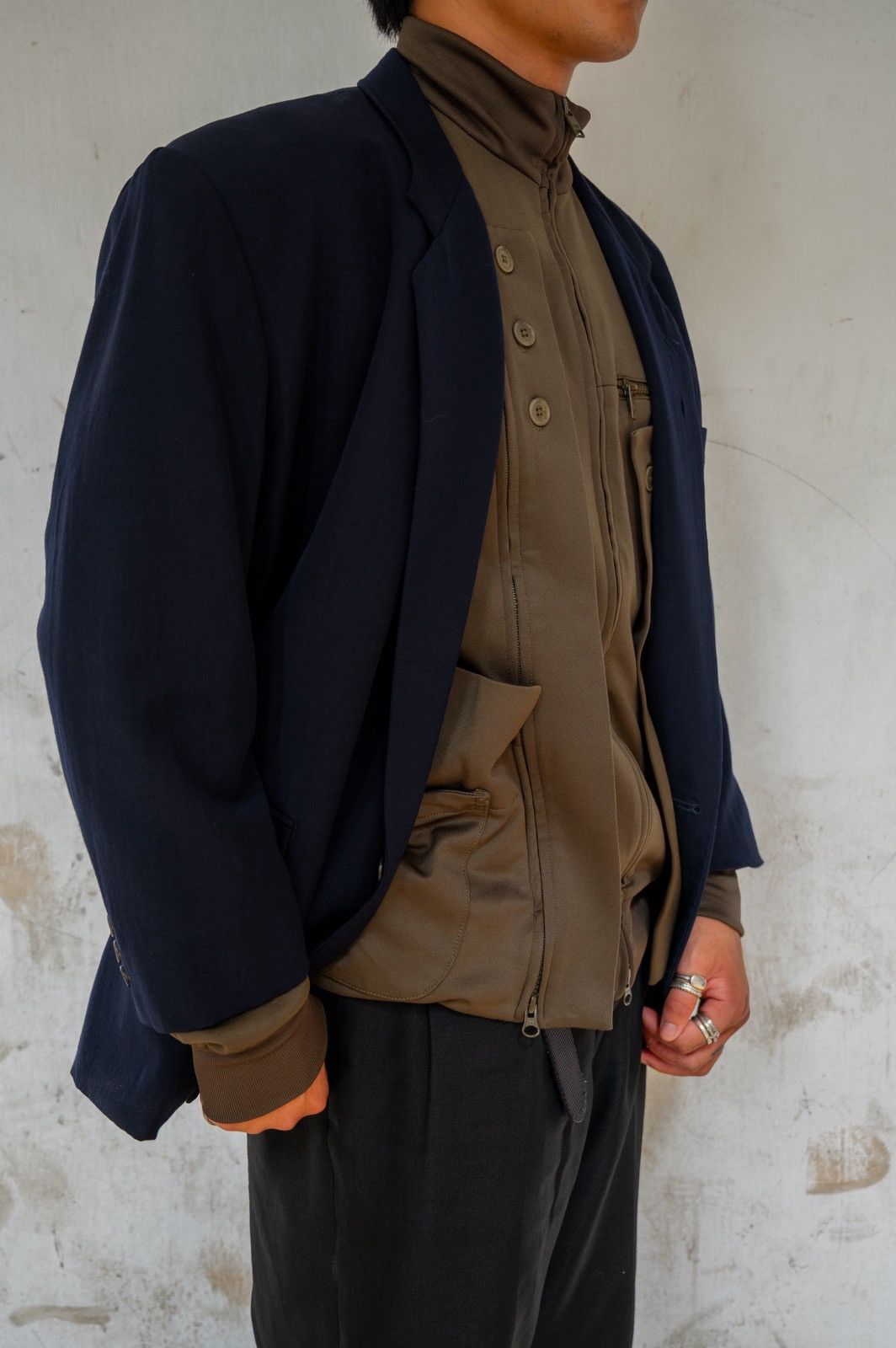 Comme des Garcons Homme Plus Comme Des Garcons Homme Plus 80s oversized wool blazer Size 48S - 3 Thumbnail