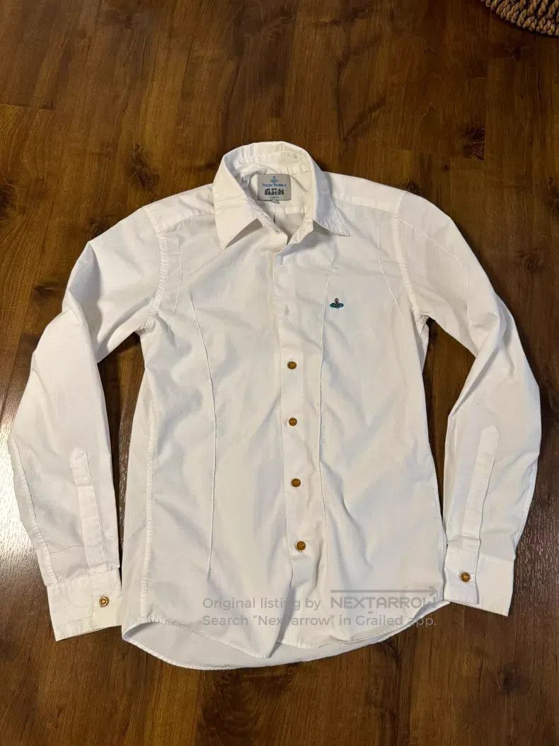Vivienne Westwood Vivienne Westwood White irregular cut shirt Size M / US 6-8 / IT 42-44 - 5 Thumbnail