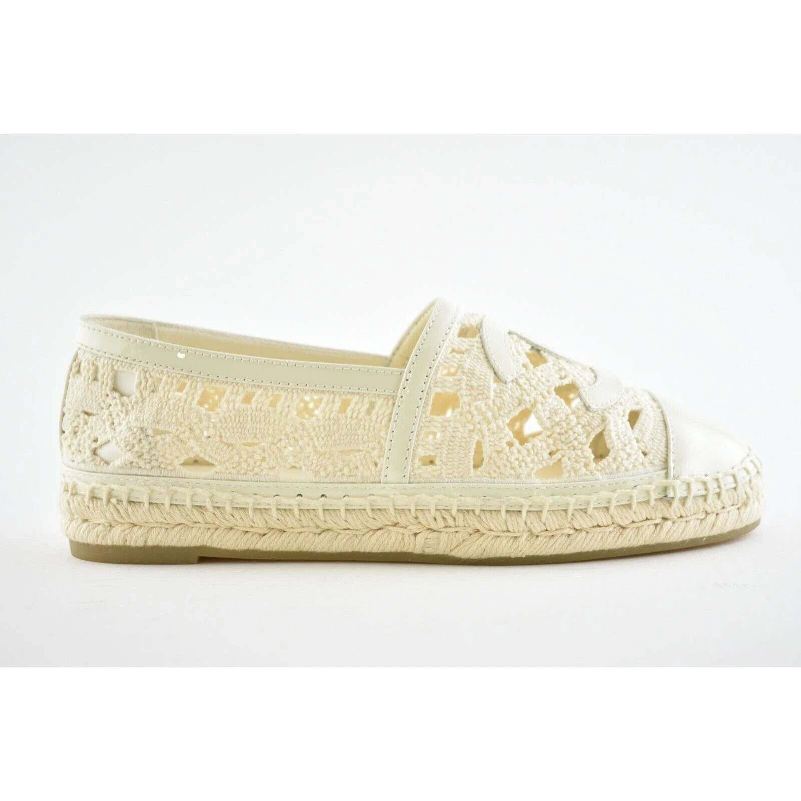 Chanel 20S Patent Leather CC Logo Espadrille Slip On Ballet Flat 41 Size US 11 / IT 41 - 5 Thumbnail