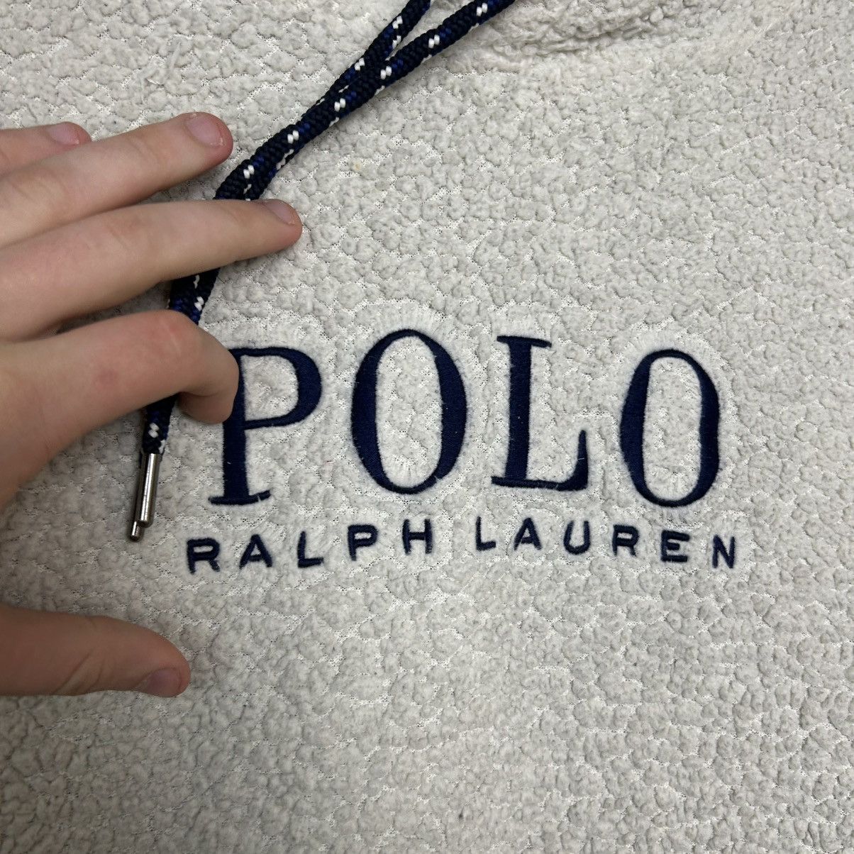 Polo Ralph Lauren Mens Polo Ralph Lauren big logo teddy fleece hoodie Size US XS / EU 42 / 0 - 3 Thumbnail
