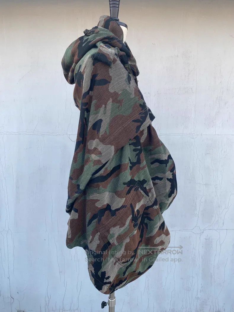 Junya Watanabe Junya Watanabe Deconstructed camouflage cape-style jacket Size S / US 4 / IT 40 - 9 Thumbnail